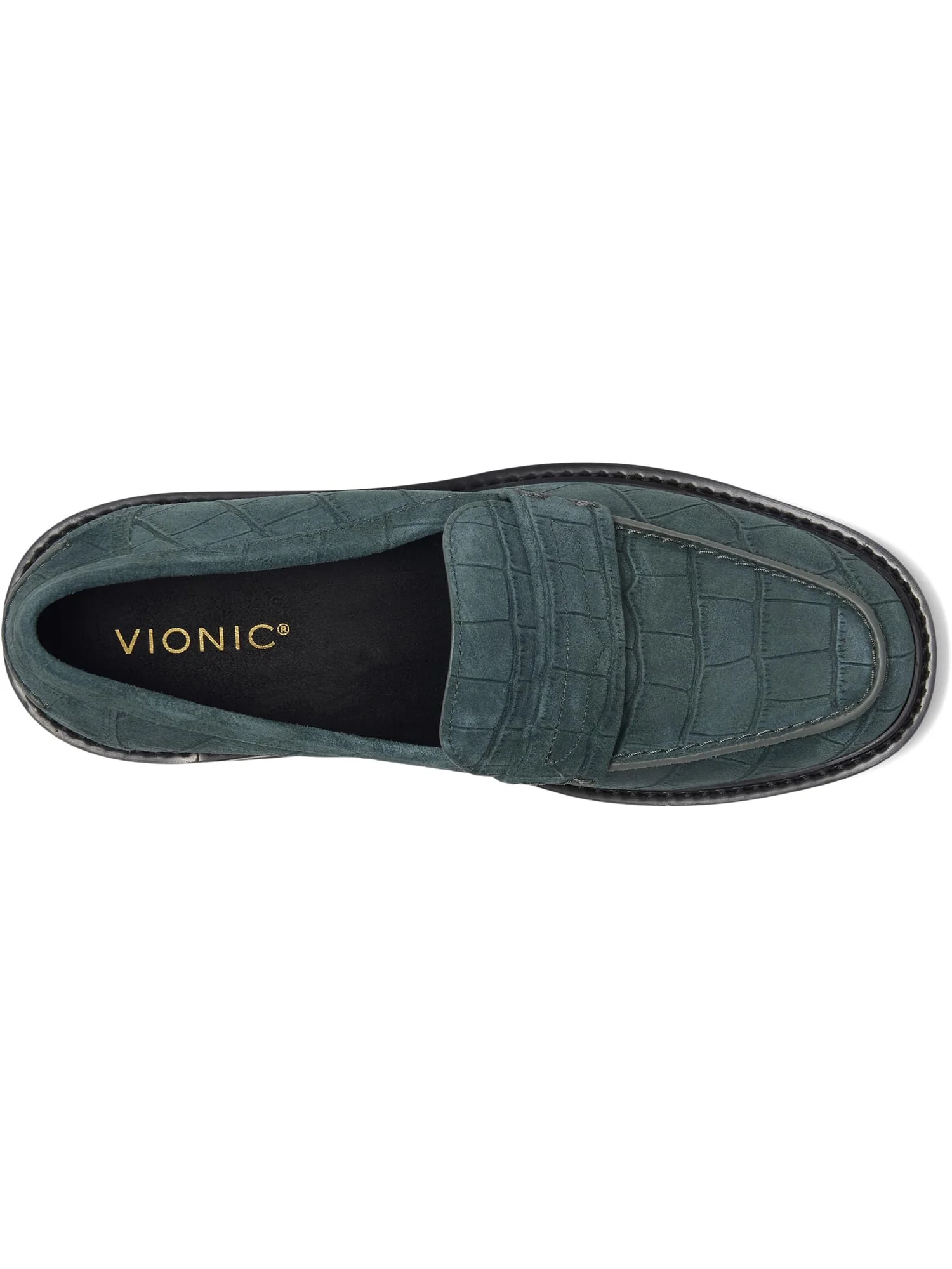 Лоферы VIONIC Women's Caitlin, Scarab Croc — 2