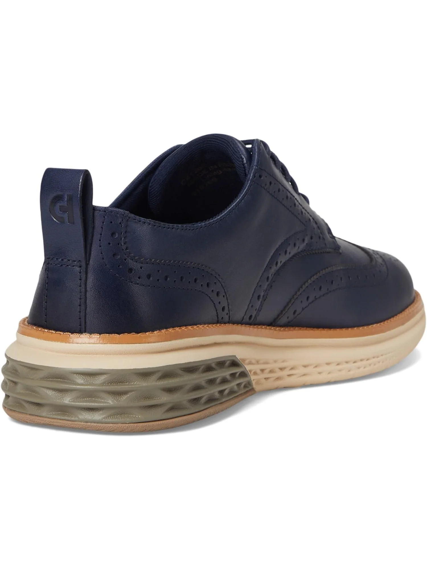 Оксфорды Cole Haan Grand Hurrion Wing Tip Oxford, цвет Midnight Moon/Irish Coffee/Oat — 5
