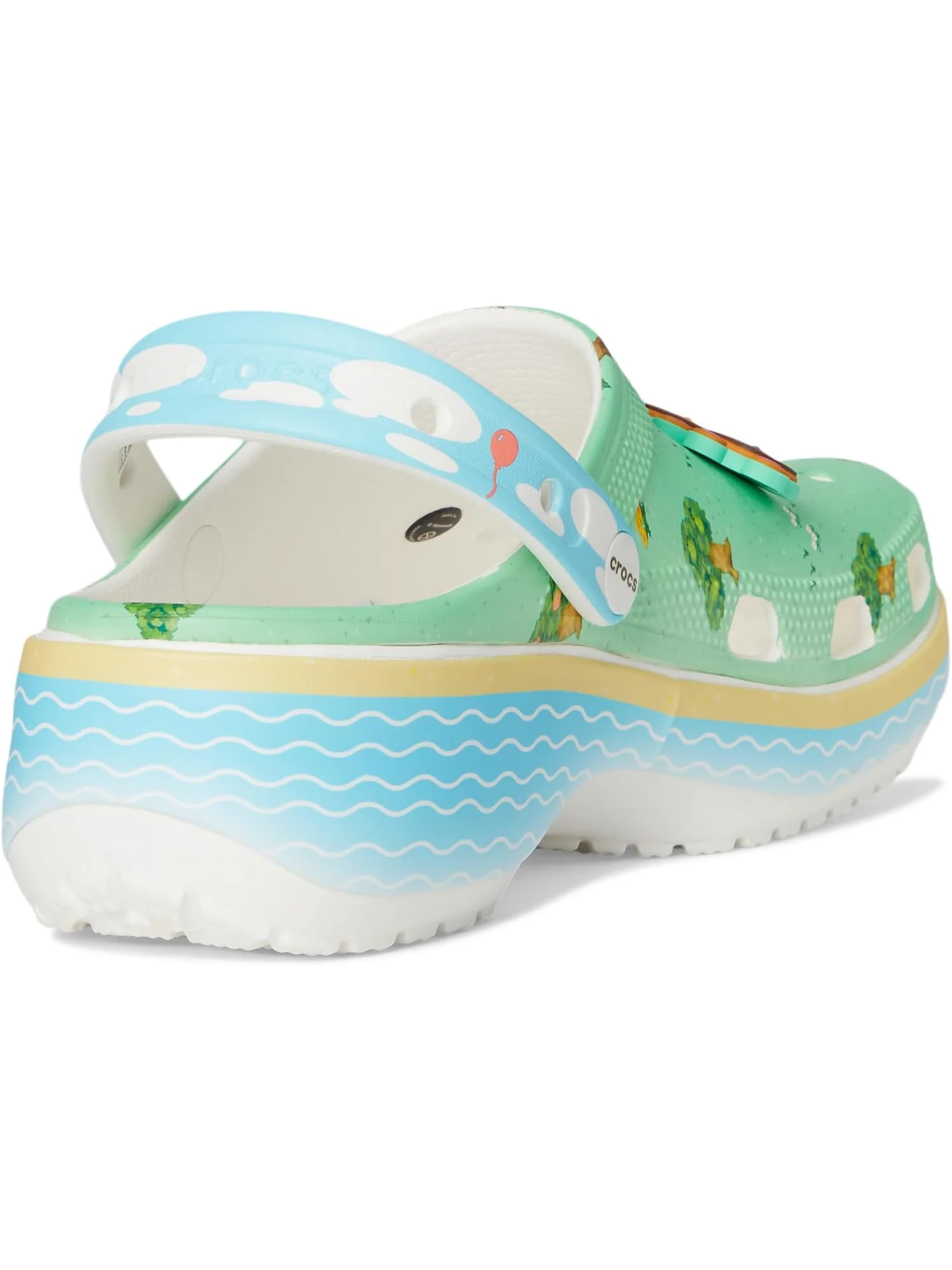 Сабо Crocs Animal Crossing Platform Clog, цвет Animal Crossing — 5