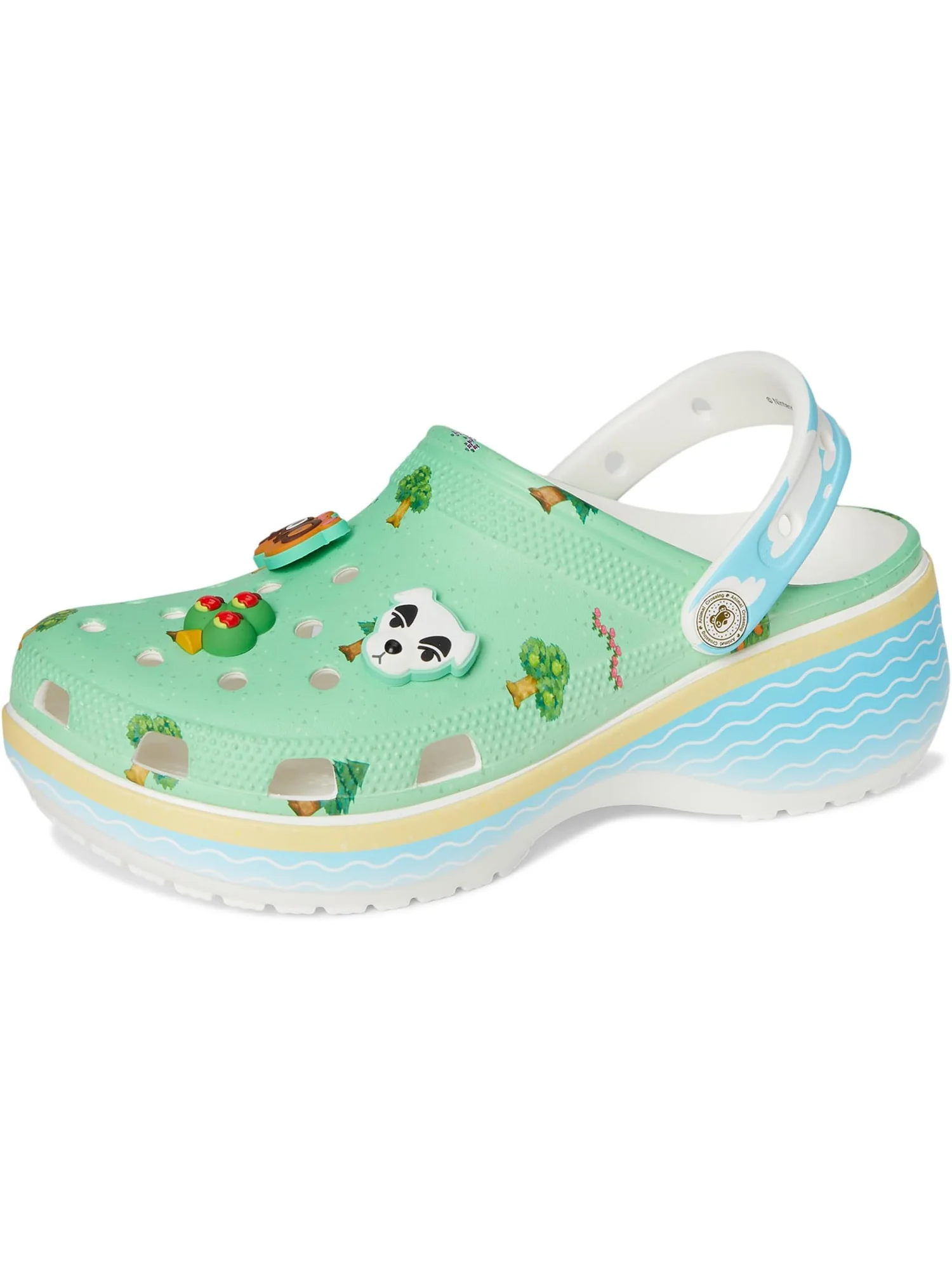 Сабо Crocs Animal Crossing Platform Clog, цвет Animal Crossing — 7