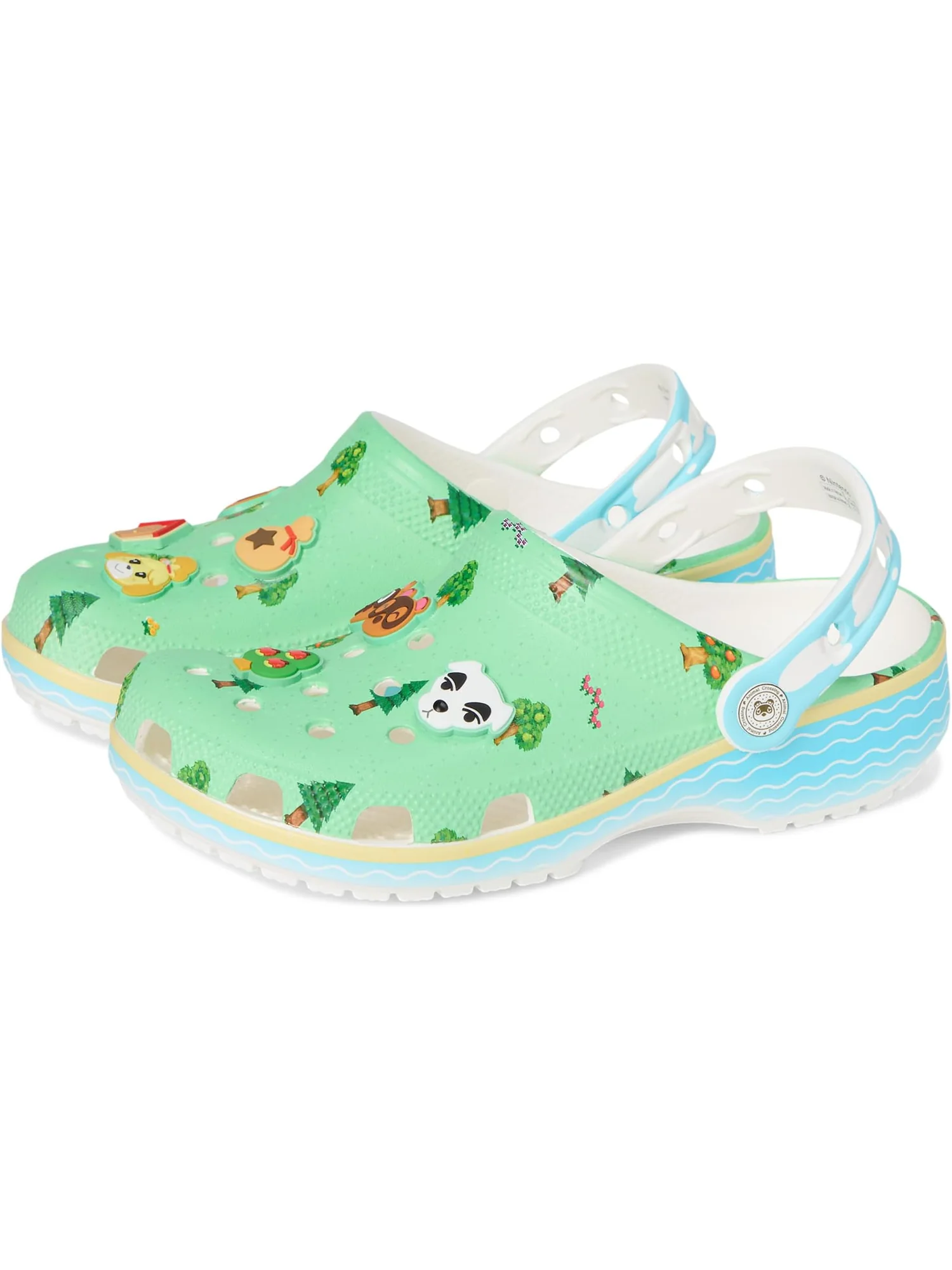 Сабо Crocs Kids Animal Crossing Classic Clogs, цвет Animal Crossing — 1