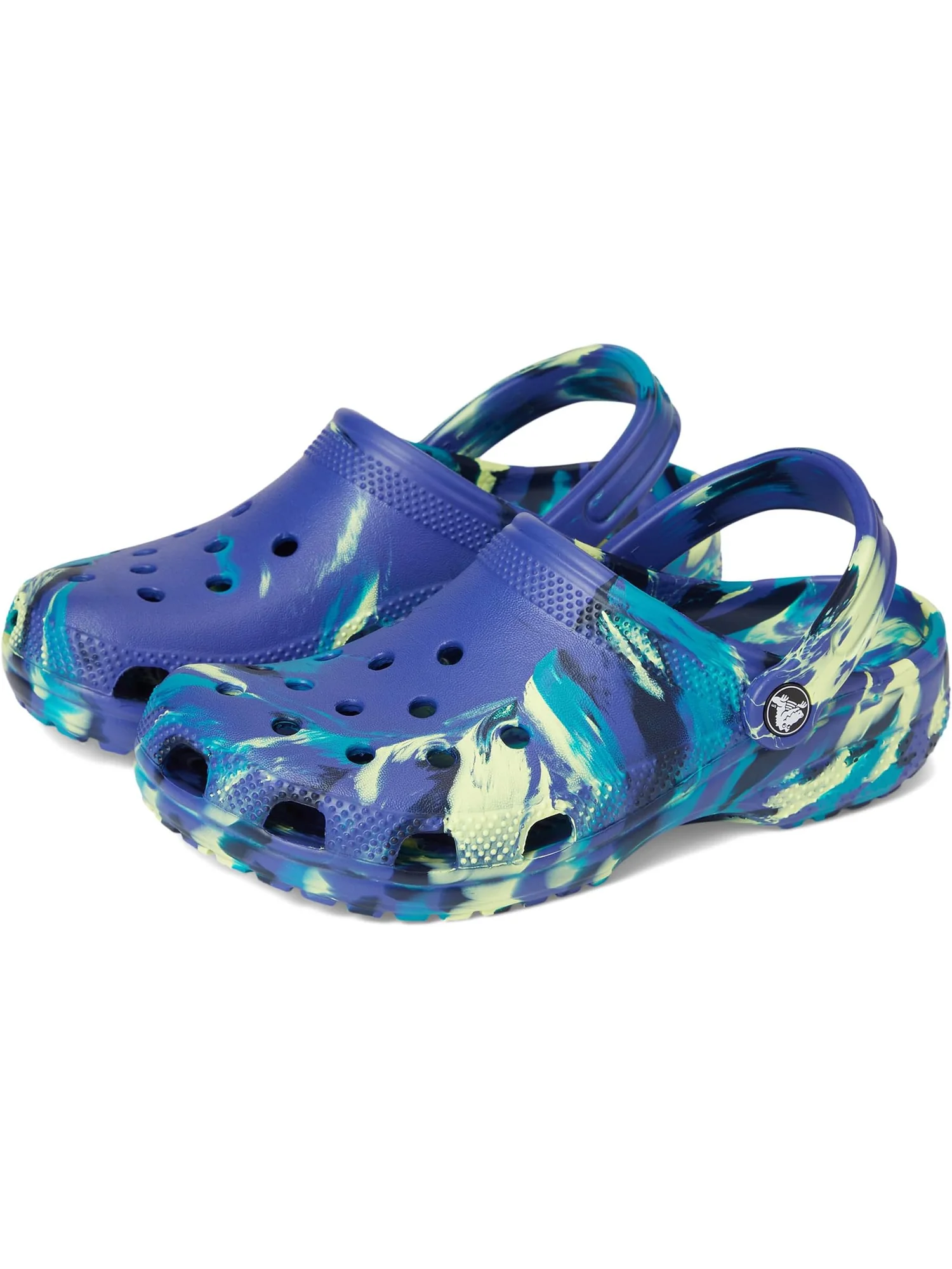 Сабо Crocs Kids Classic Marbled Tie-Dye Clog — 1