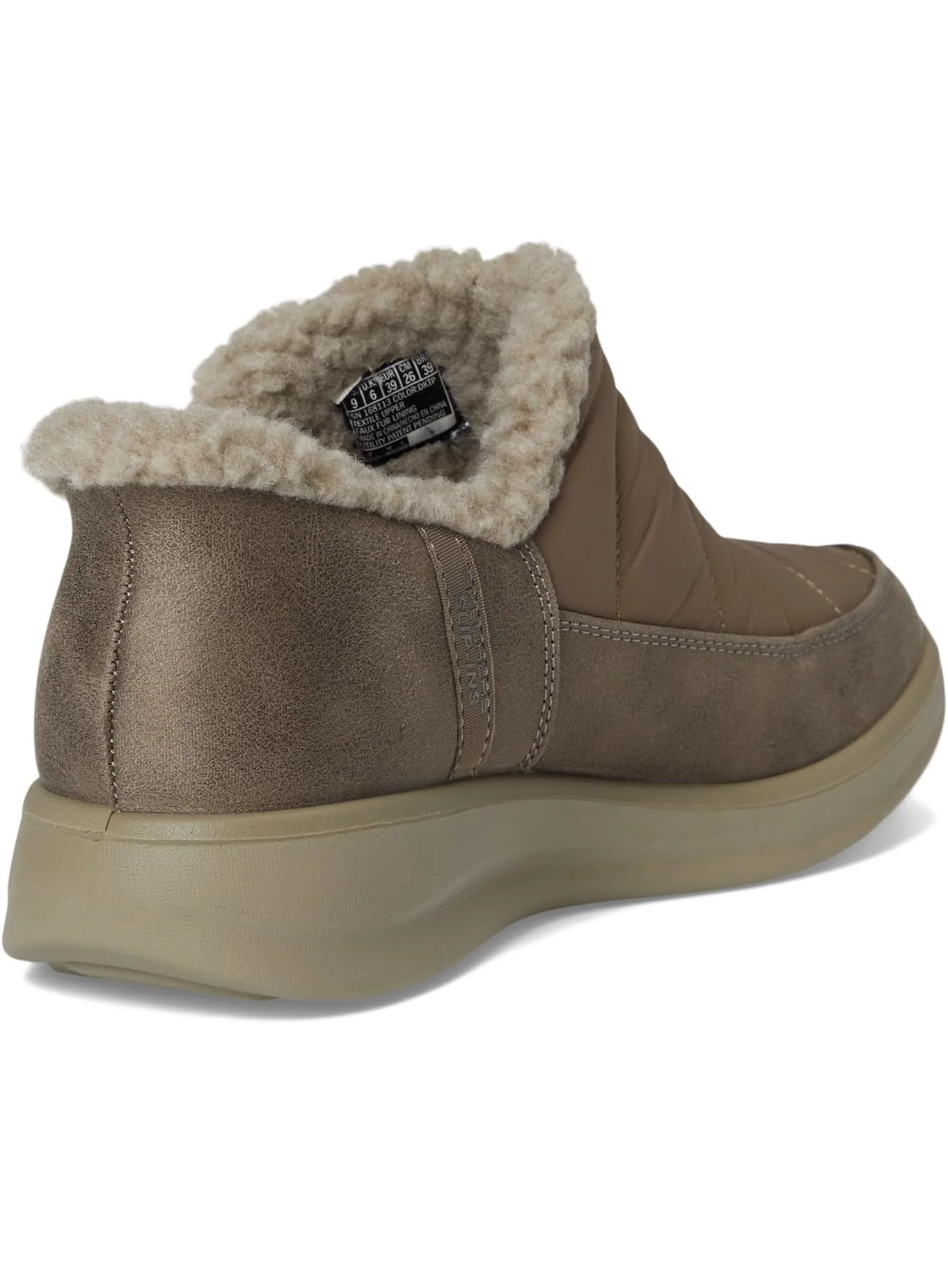 Тапочки SKECHERS Women's Cozy Escape - Snow Puff Hands Free Slip-ins — 5