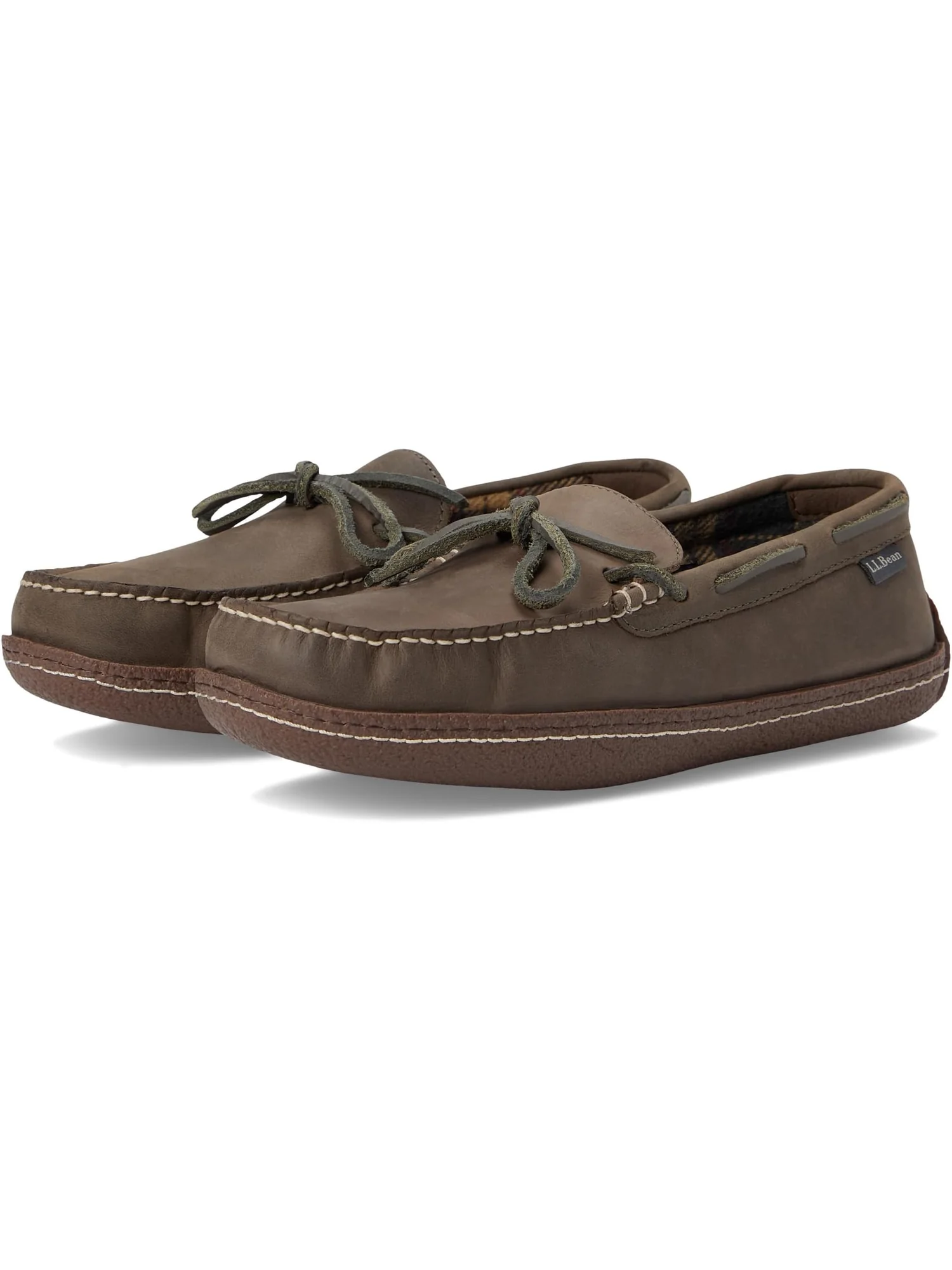 Тапочки L.L.Bean Hand Sewn Slippers Flannel-Lined — 1