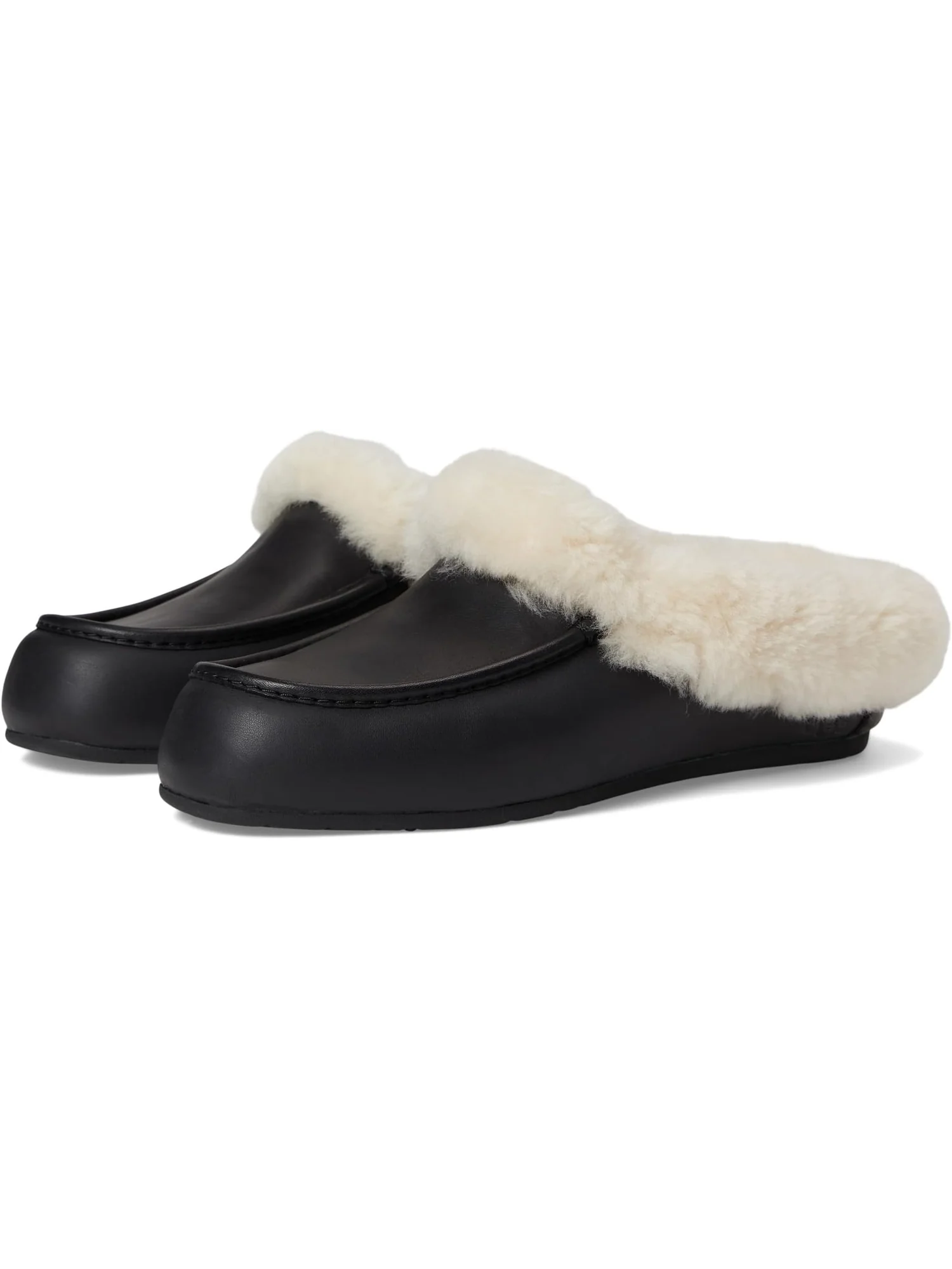 Тапочки UGG Ansley Mule Leather — 1