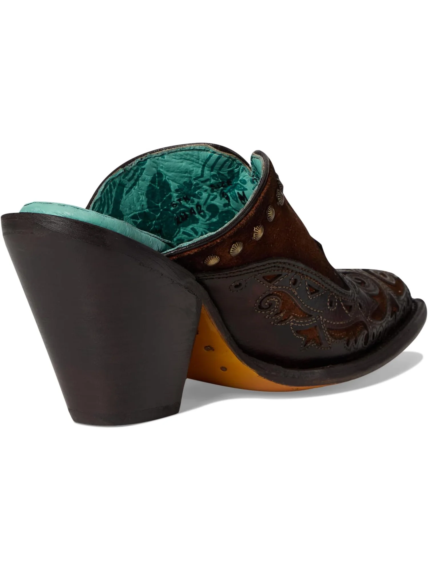 Туфли Corral Boots Lady Inlay & Embroidery & Studs Mule — 5