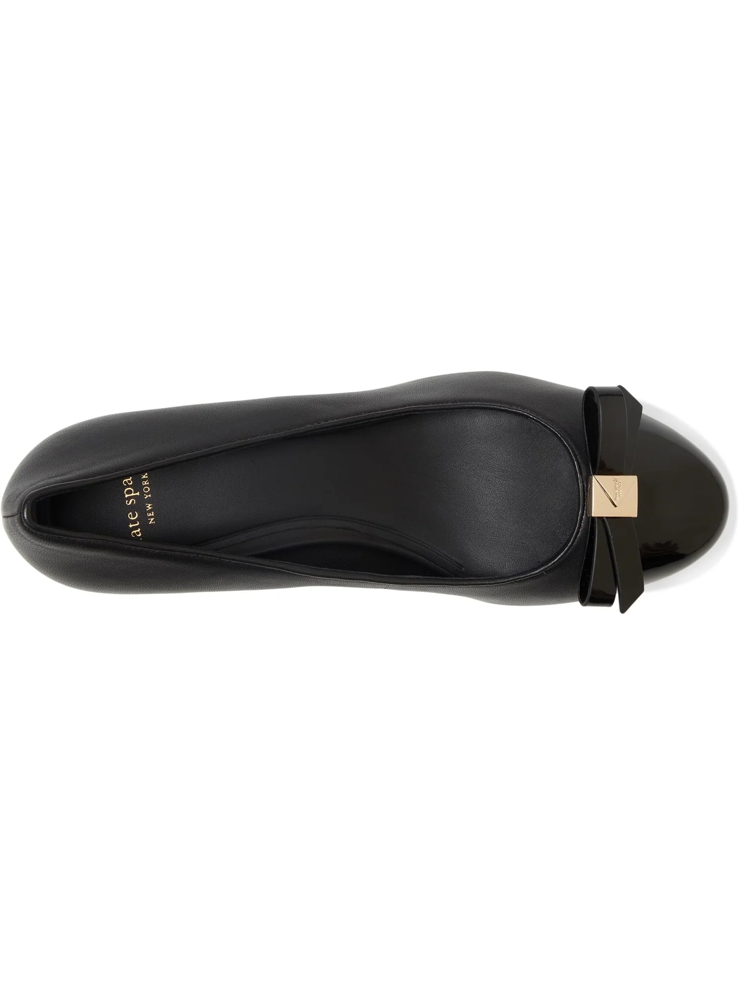 Туфли Kate Spade New York Deco Bow Smooth Leather Ballet Pump — 2