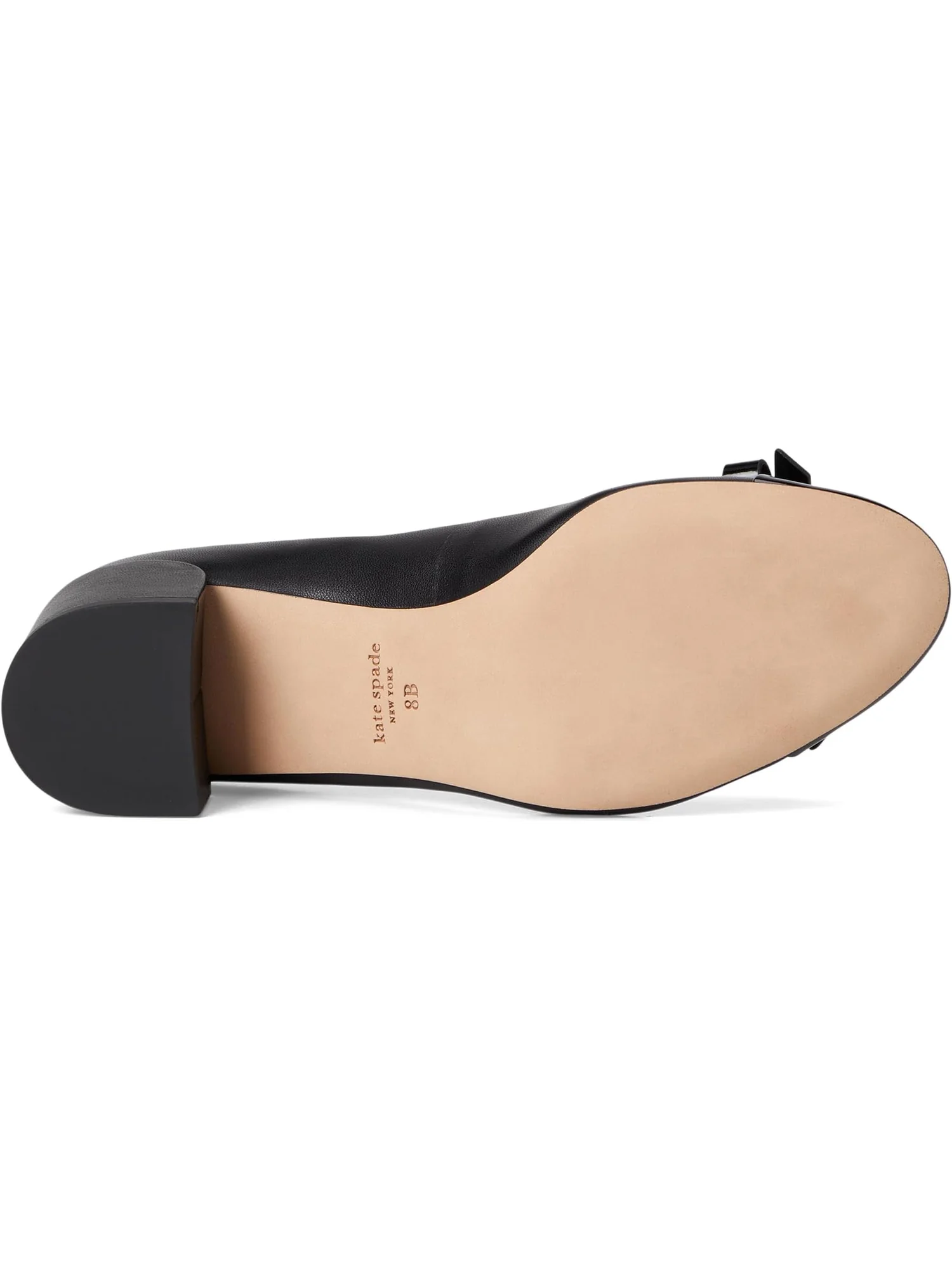 Туфли Kate Spade New York Deco Bow Smooth Leather Ballet Pump — 3