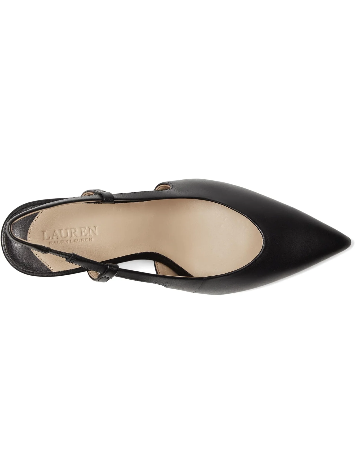 Туфли Lauren Ralph Lauren Khloe Leather Slingback Pumps — 2