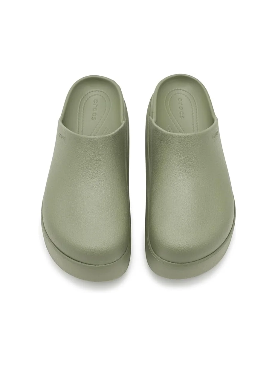Женские кроксы Dylan Platform Clog, мюли на платформе Crocs, Cargo — 2