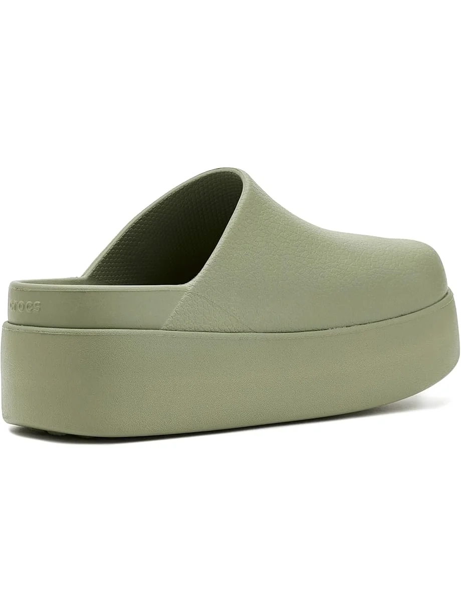 Женские кроксы Dylan Platform Clog, мюли на платформе Crocs, Cargo — 3
