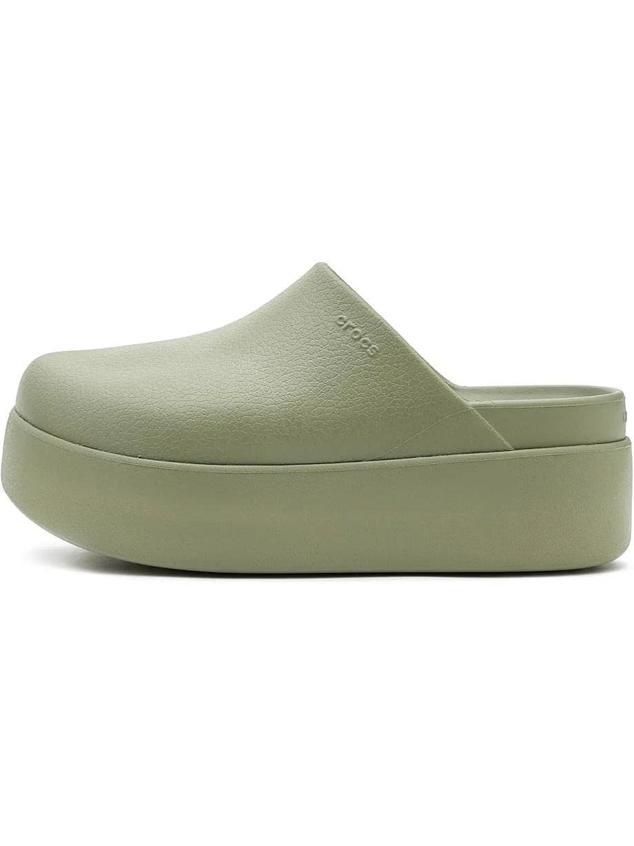 Женские кроксы Dylan Platform Clog, мюли на платформе Crocs, Cargo — 4