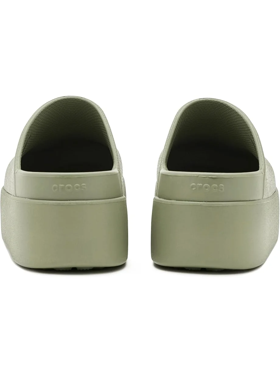 Женские кроксы Dylan Platform Clog, мюли на платформе Crocs, Cargo — 7