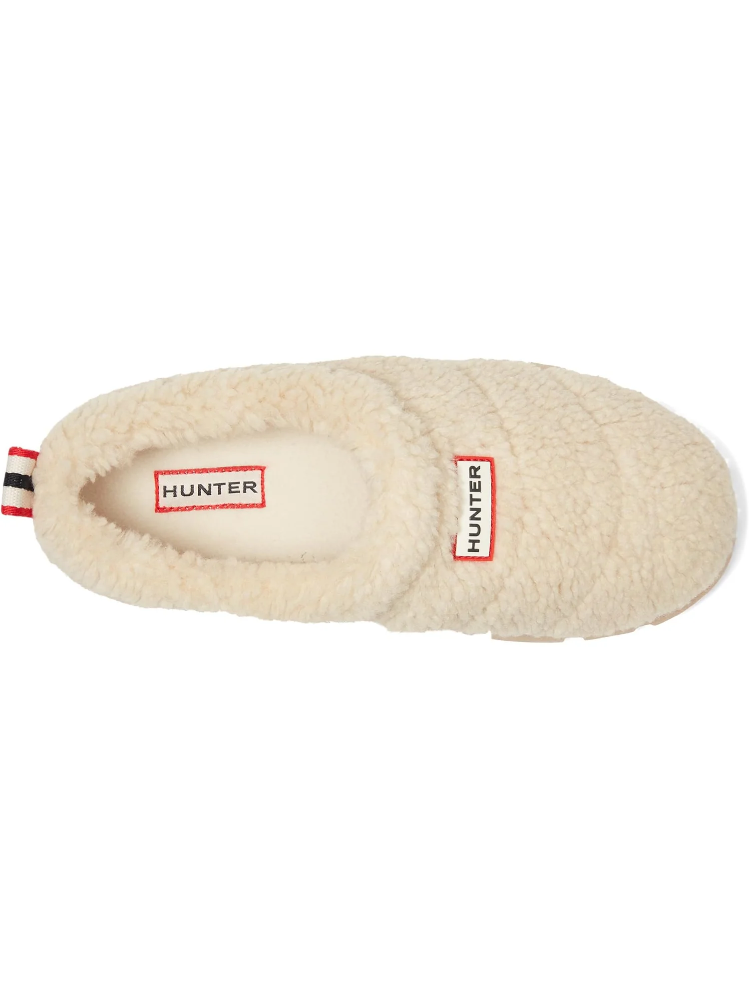 Балетки Hunter Women's Madisons, Light Natural Faux Fur — 2