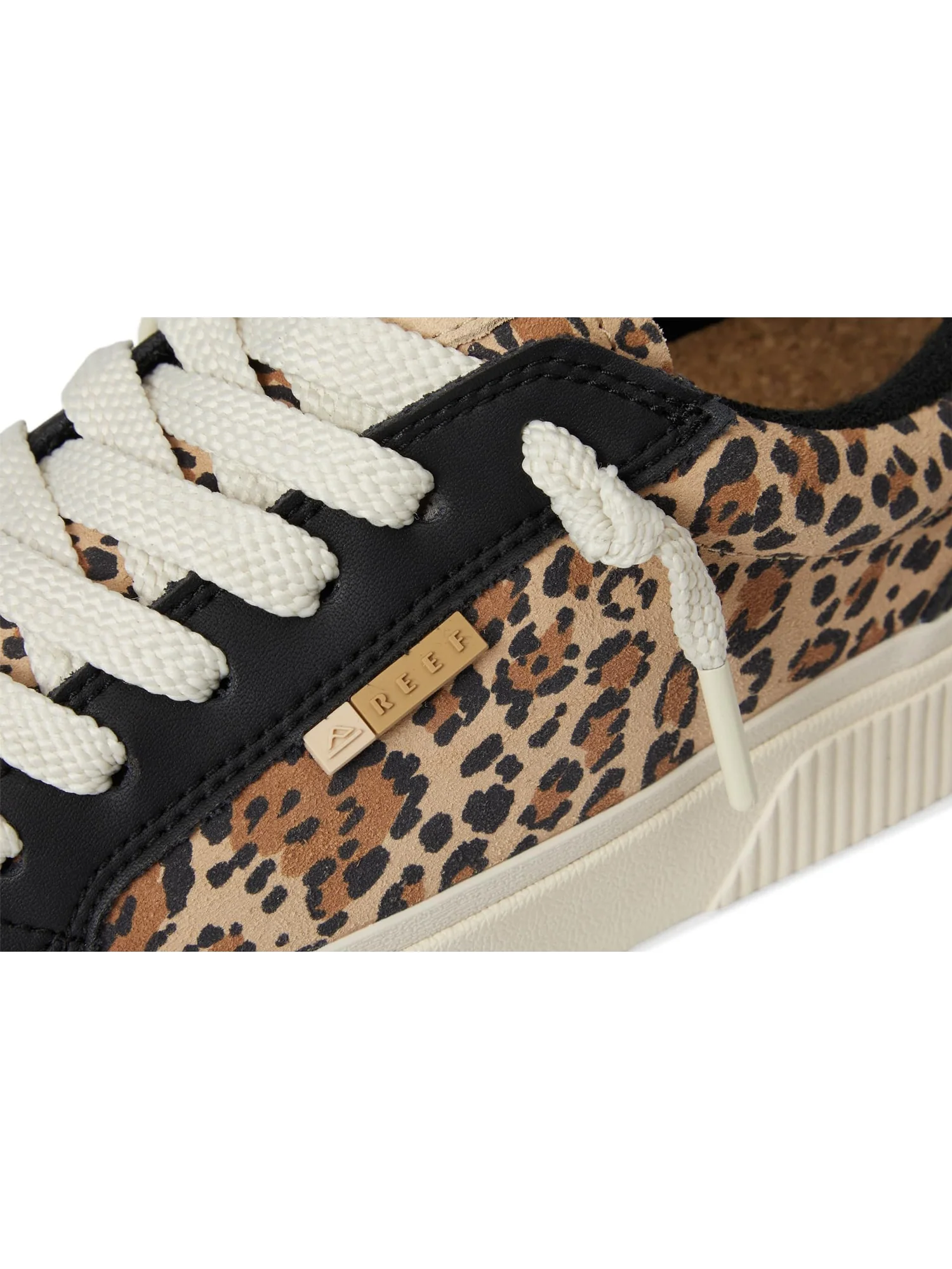 Кроссовки Reef Women's Lay Day Dawn, Leopard Suede — 6
