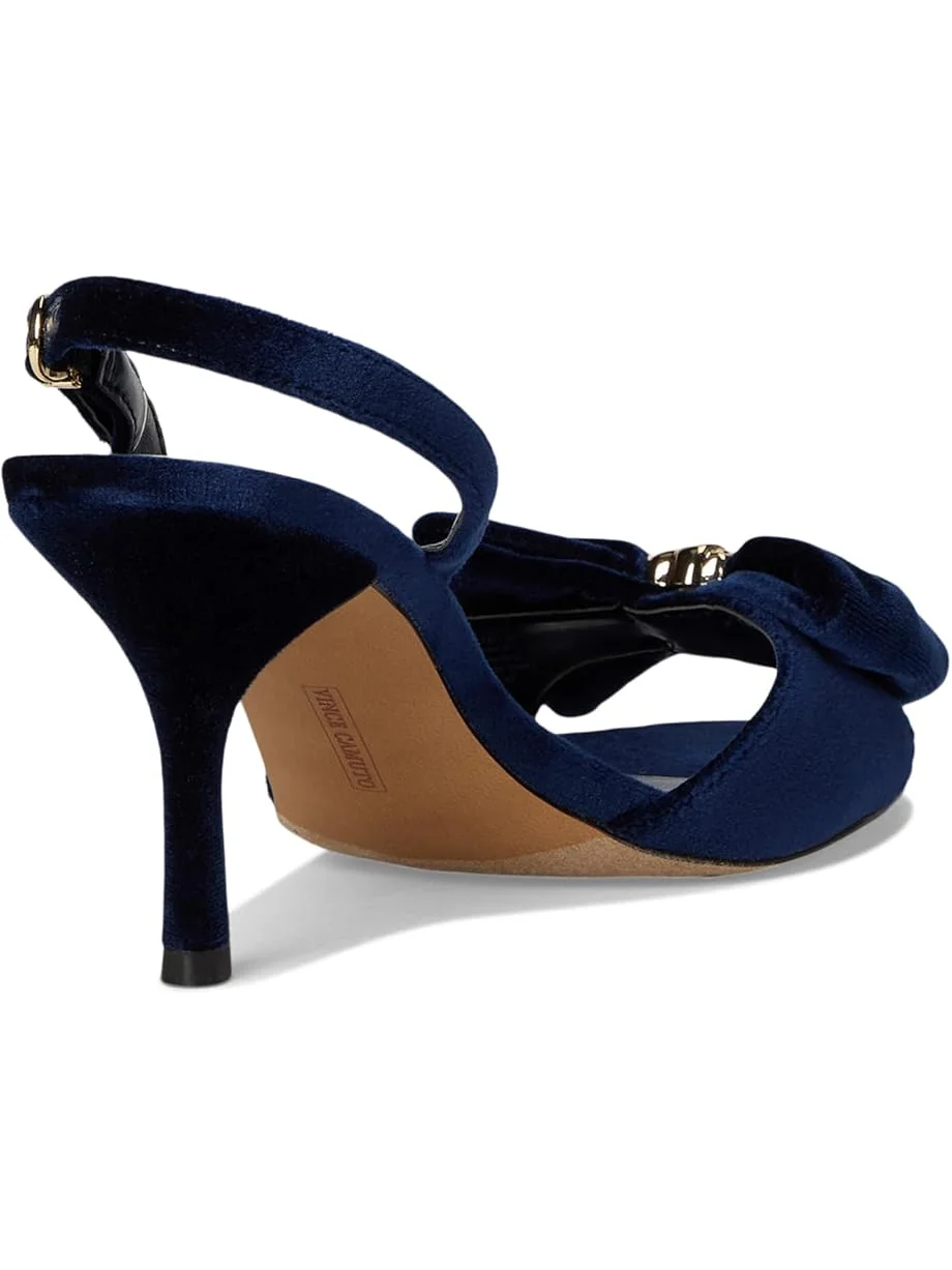Женские босоножки на высоком каблуке Vince Camuto Paycen с бантом и ремешком на щиколотке — 5