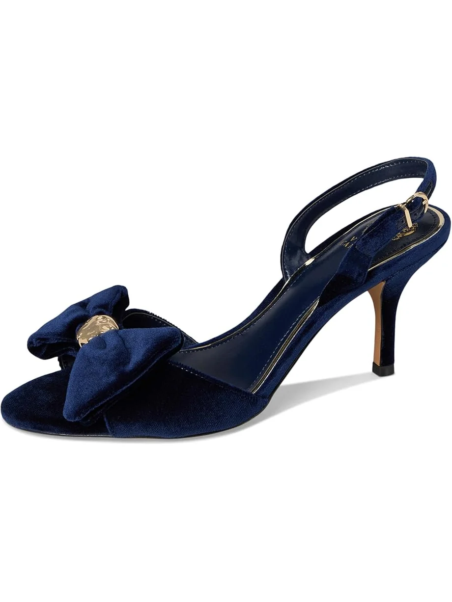 Женские босоножки на высоком каблуке Vince Camuto Paycen с бантом и ремешком на щиколотке — 7