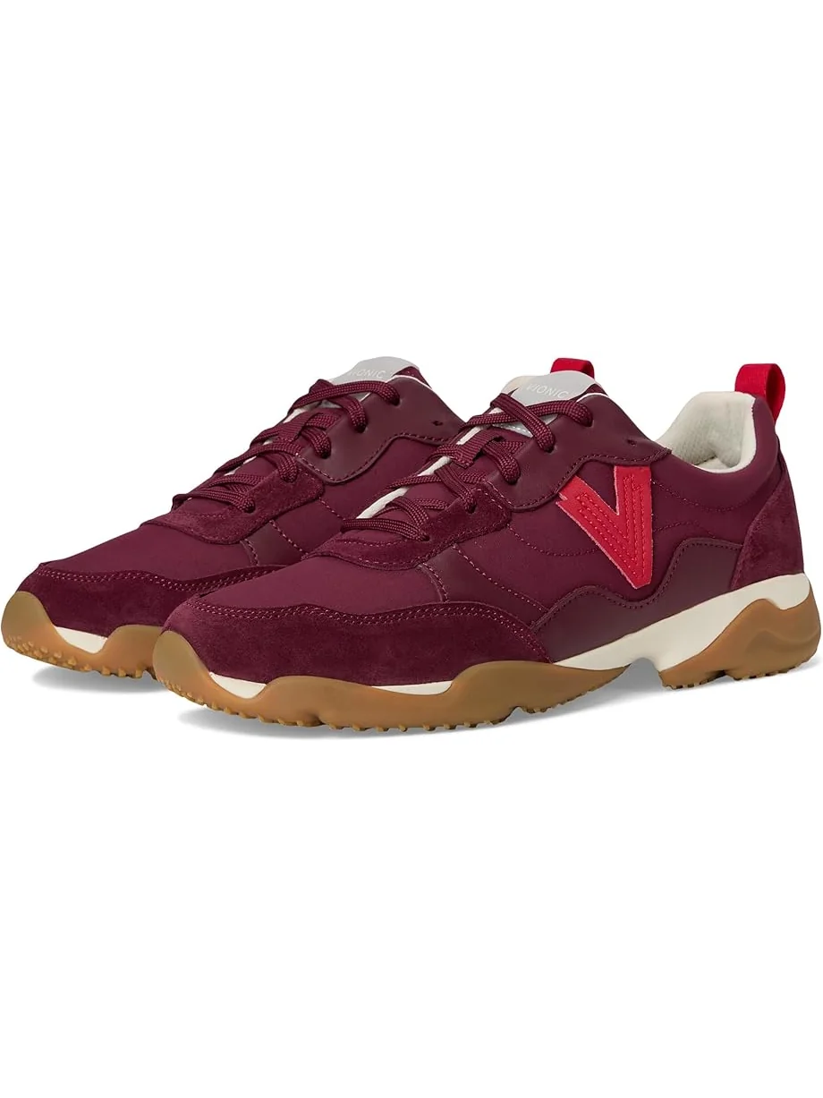 Женские кроссовки VIONIC Walk Slim Glide, Cherry Jubilee Leather/Suede — 1