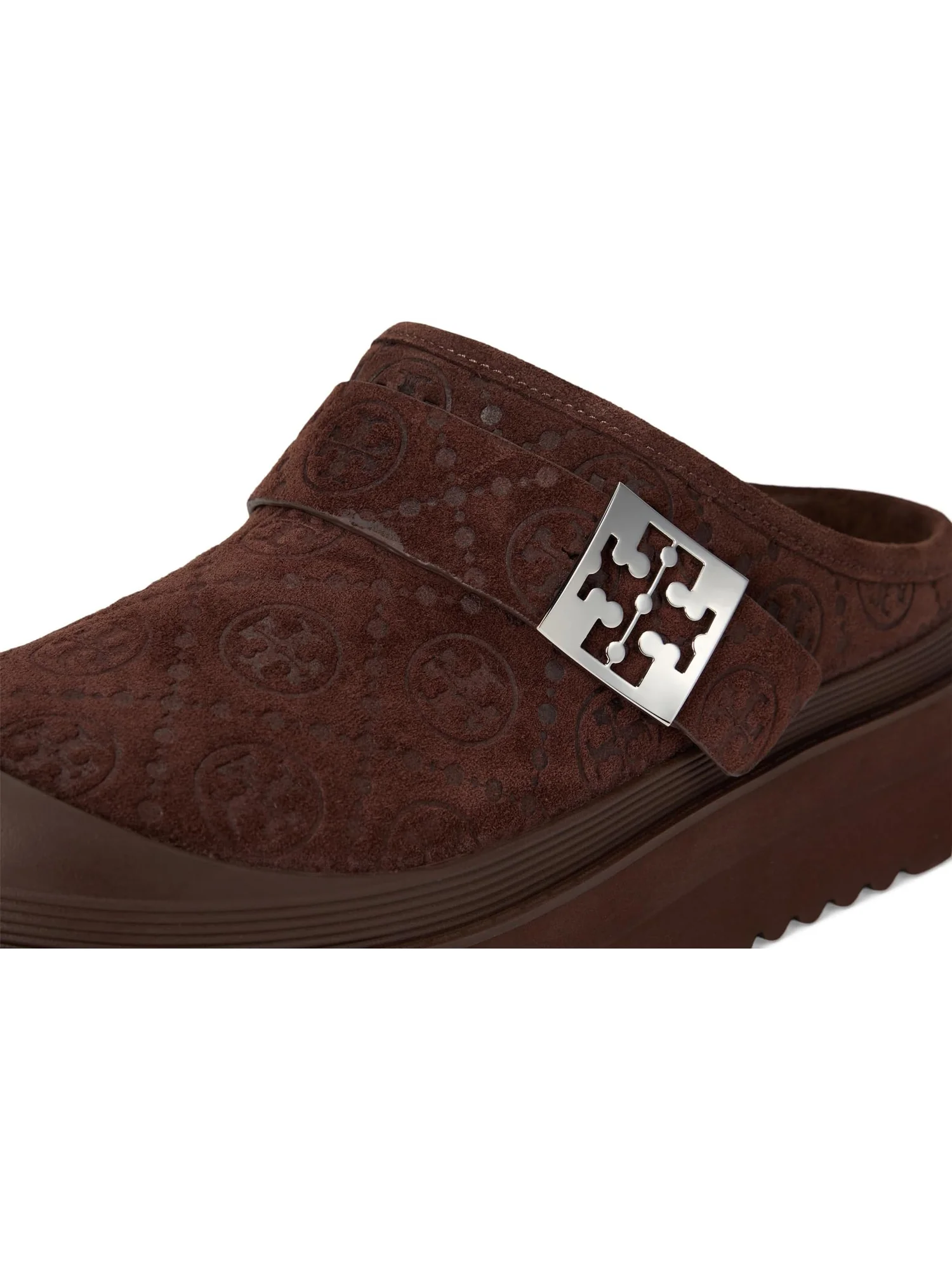 Сабо Tory Burch Women's Mellow Shearling Platform Mule — 6