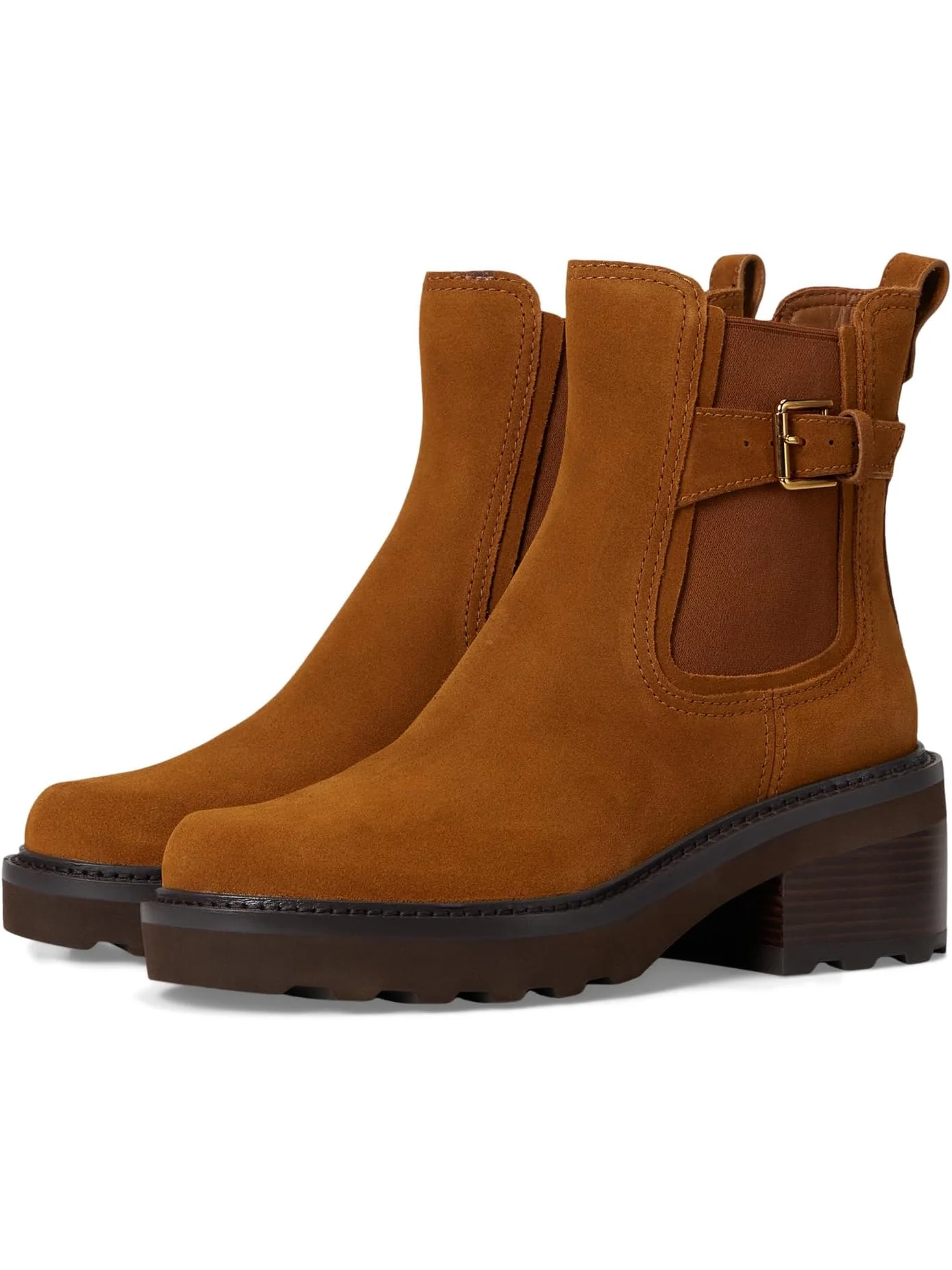 Ботинки Cole Haan Women's Shibley Waterproof Lug Buckle Booties — 1