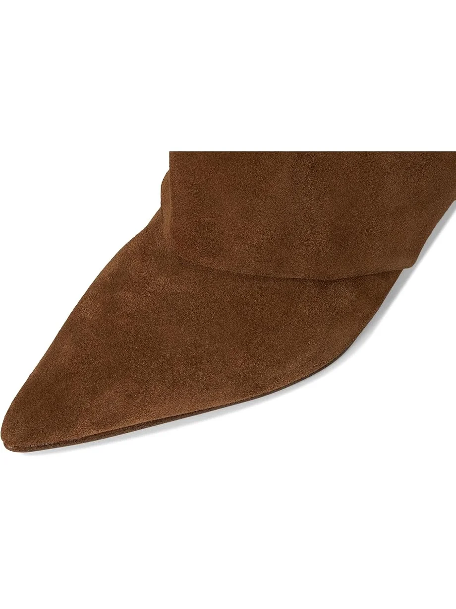 Женские ботинки Steve Madden Luca, Chesnut Suede Wide Calf — 2