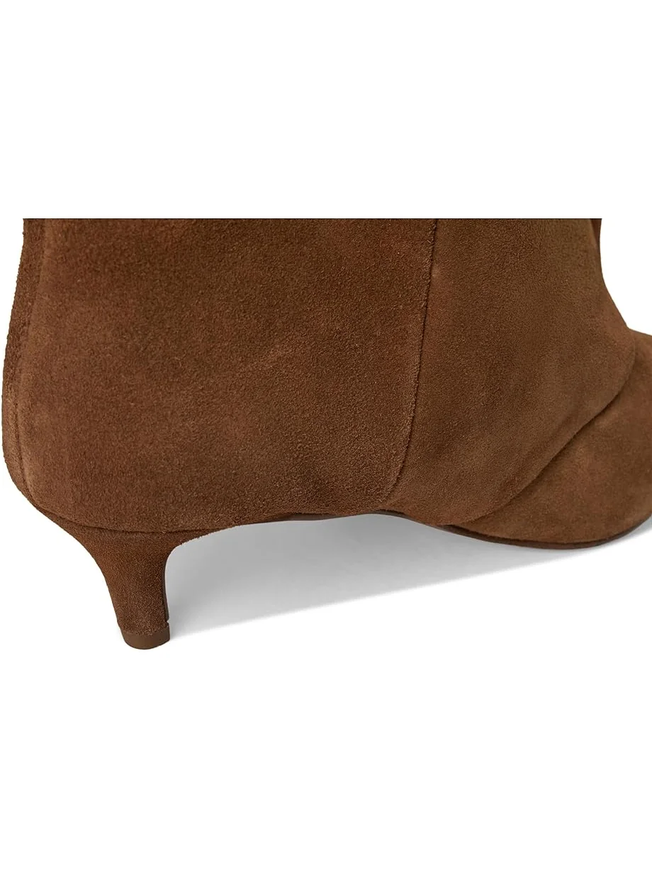 Женские ботинки Steve Madden Luca, Chesnut Suede Wide Calf — 6