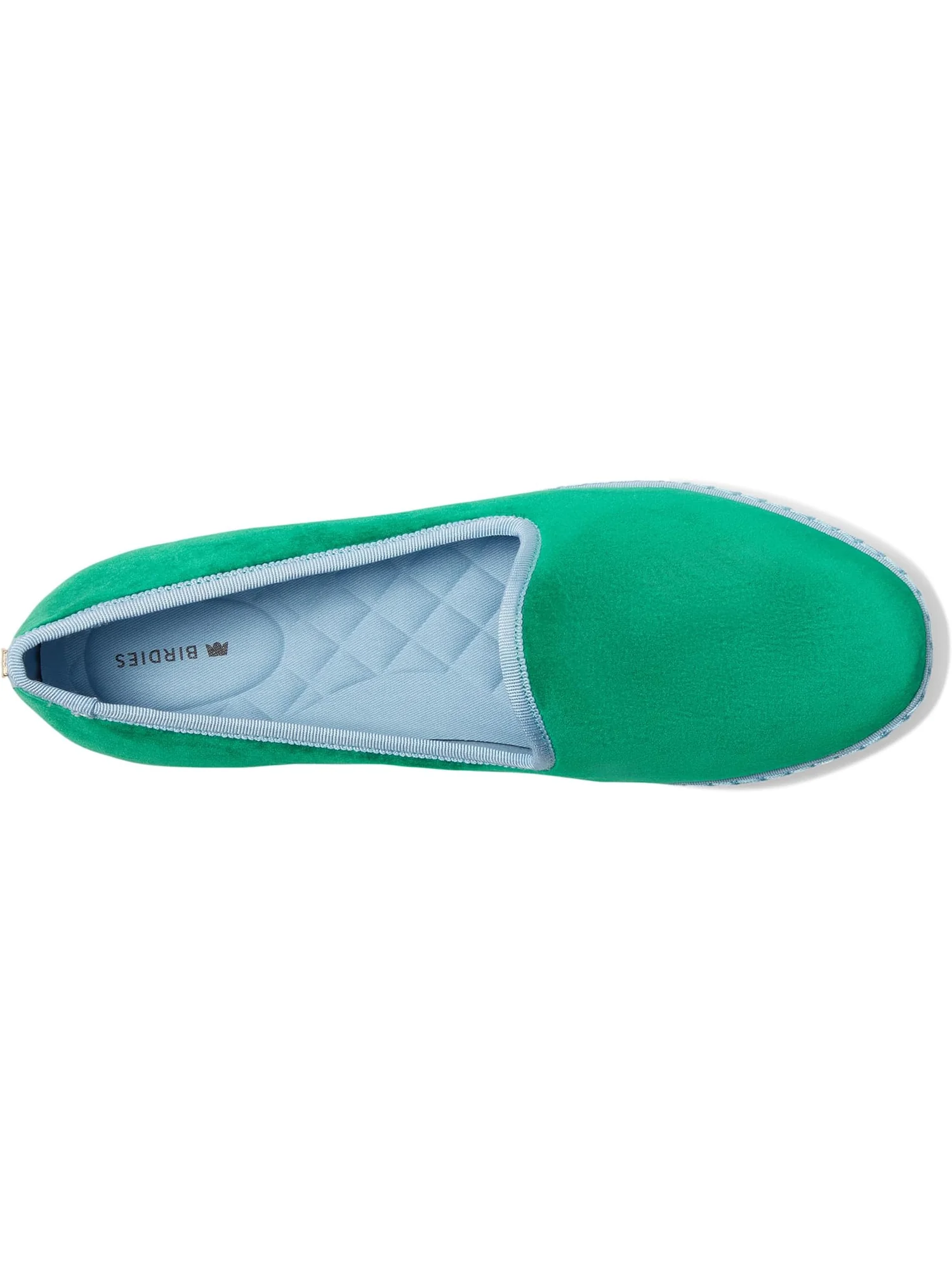 Лоферы Birdies Women's Heron Velvet Kelly Green — 2