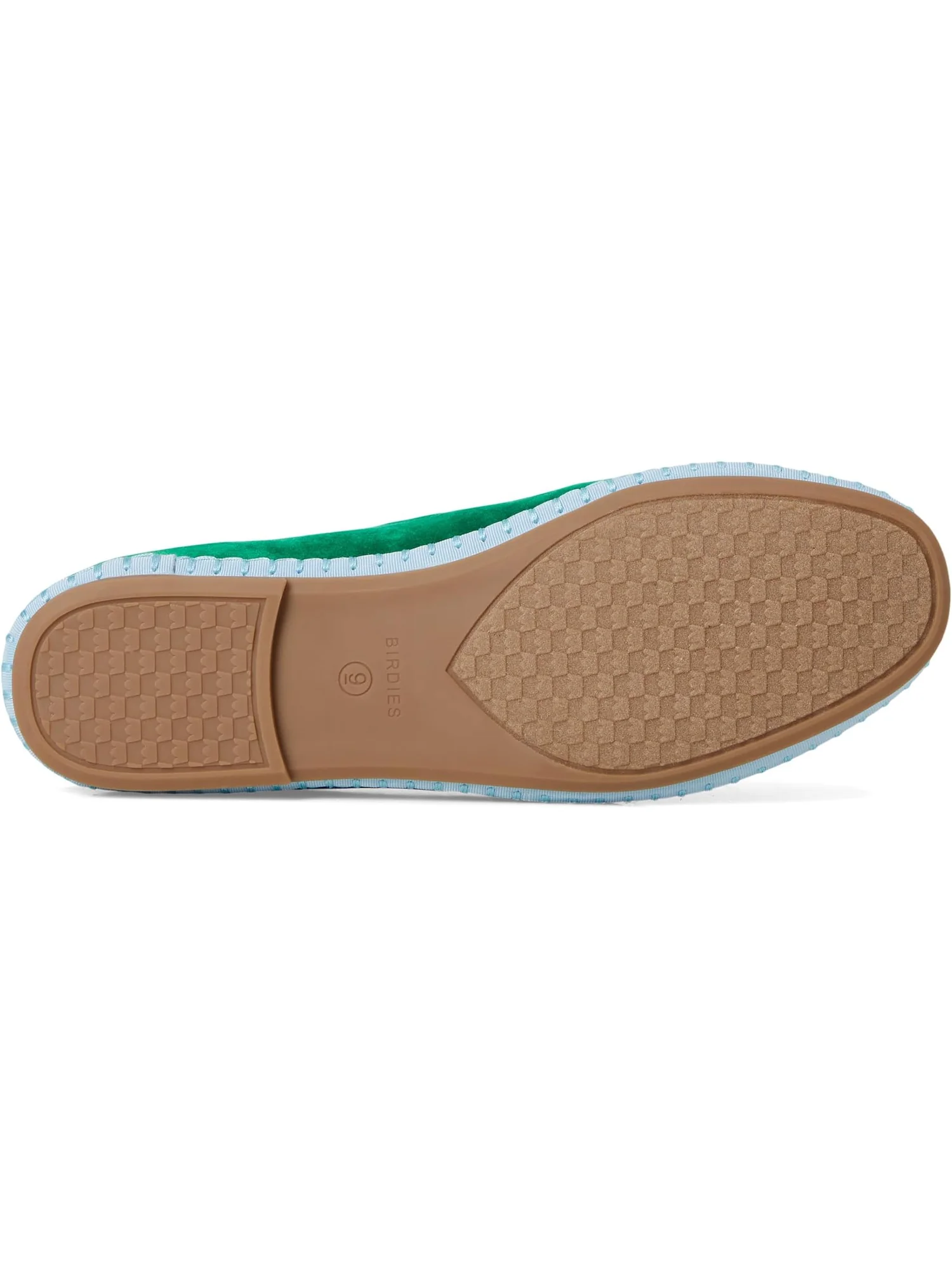 Лоферы Birdies Women's Heron Velvet Kelly Green — 3