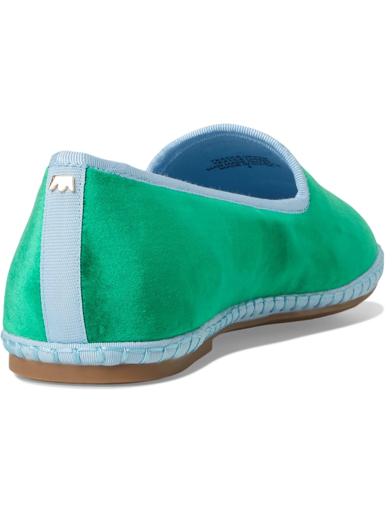 Лоферы Birdies Women's Heron Velvet Kelly Green — 5