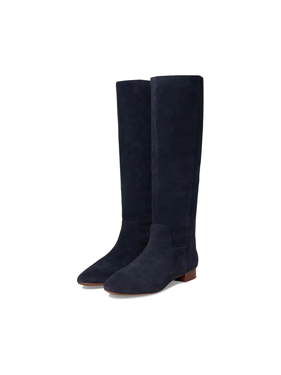 Женские высокие ботинки Madewell Taylor с круглым носком - Suede — 1