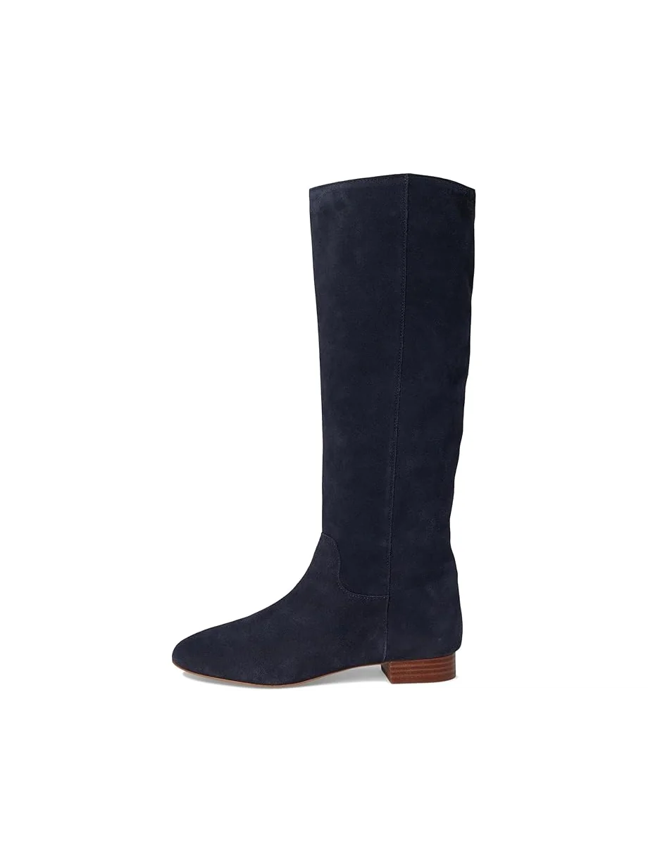 Женские высокие ботинки Madewell Taylor с круглым носком - Suede — 4