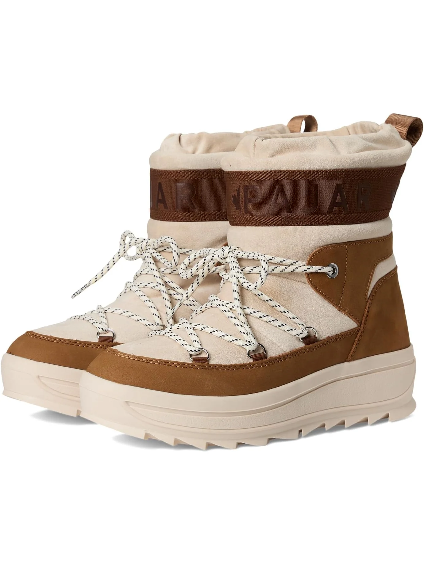 Ботинки Pajar CANADA Women's Galaxy Suede, Chalk/Chestnut — коричневый