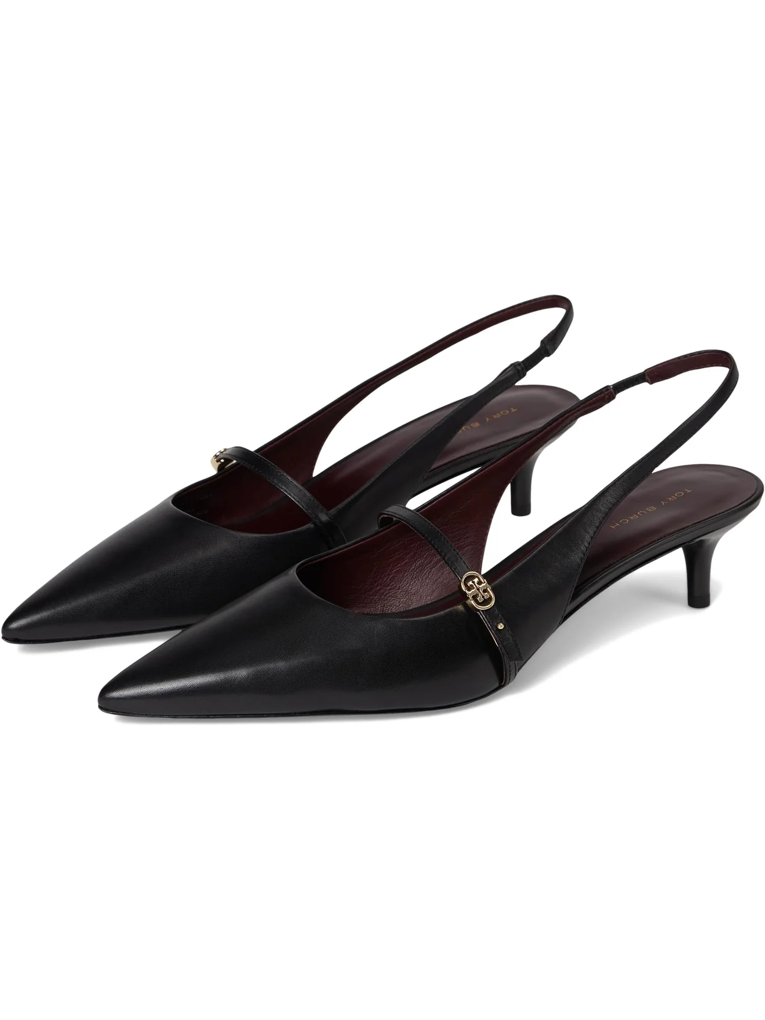 Туфли Tory Burch Women's Double T Buckle Mary Jane Pumps 45mm — 1