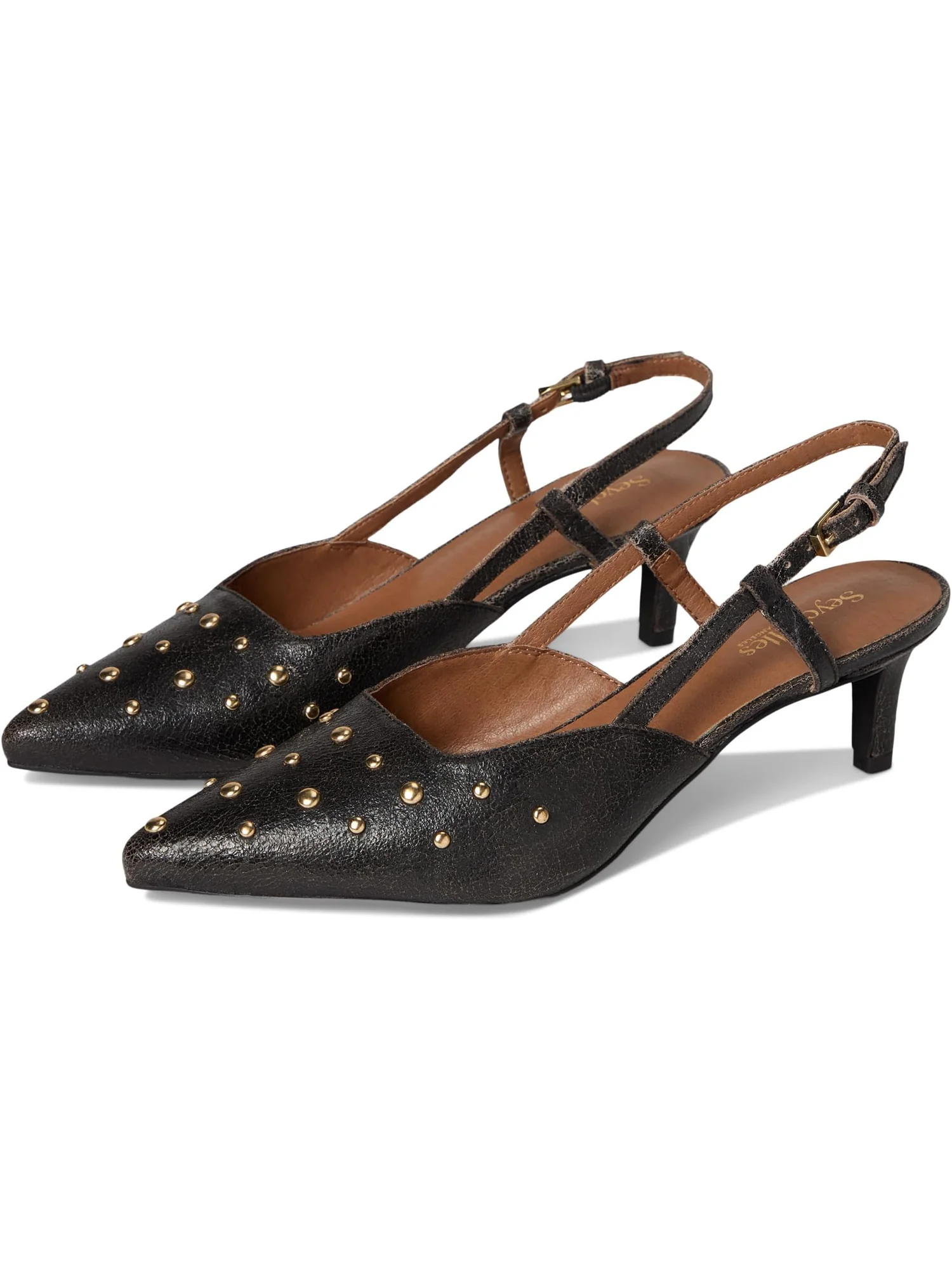 Туфли Seychelles Women's Crawford Crackle Leather Pump — 1
