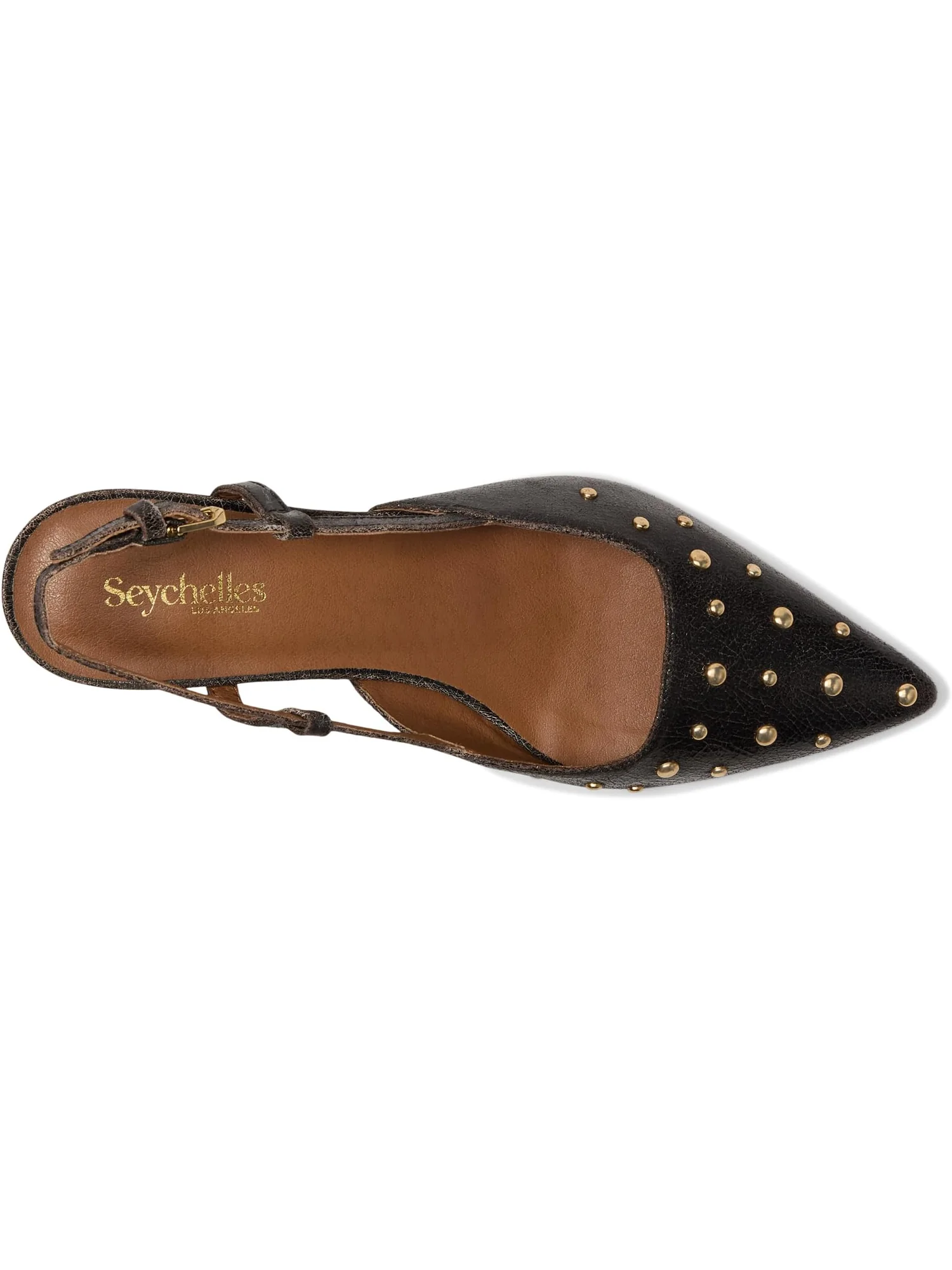 Туфли Seychelles Women's Crawford Crackle Leather Pump — 2