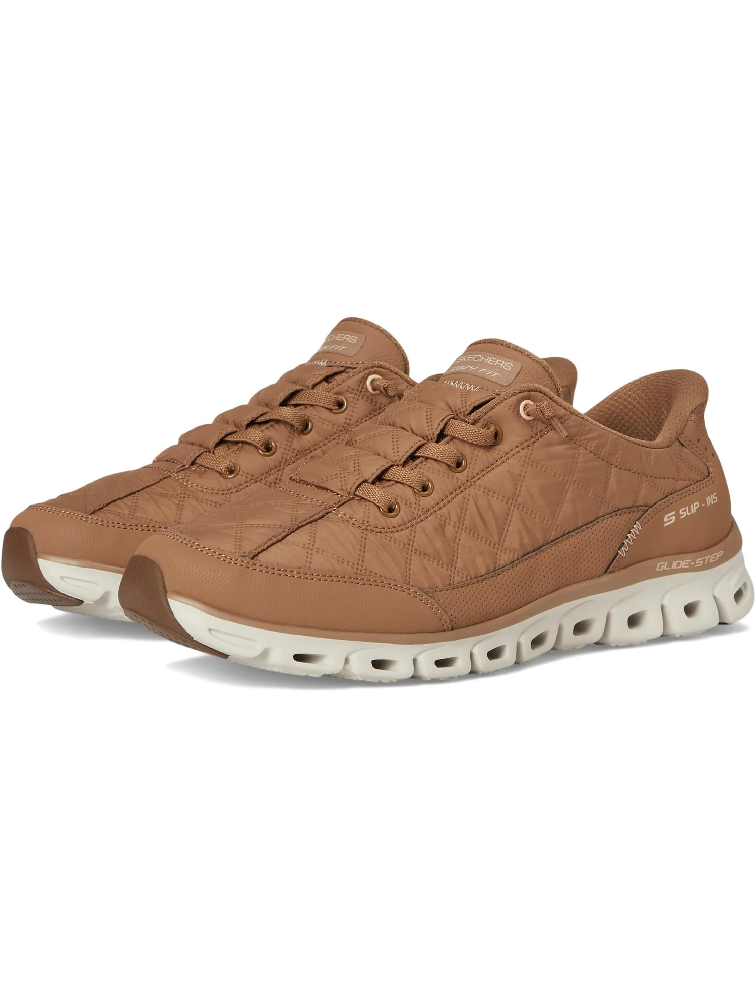 Кроссовки SKECHERS Women's Glide-step - At Ease Cozy Fit Hands Free Slip-Ins — 1