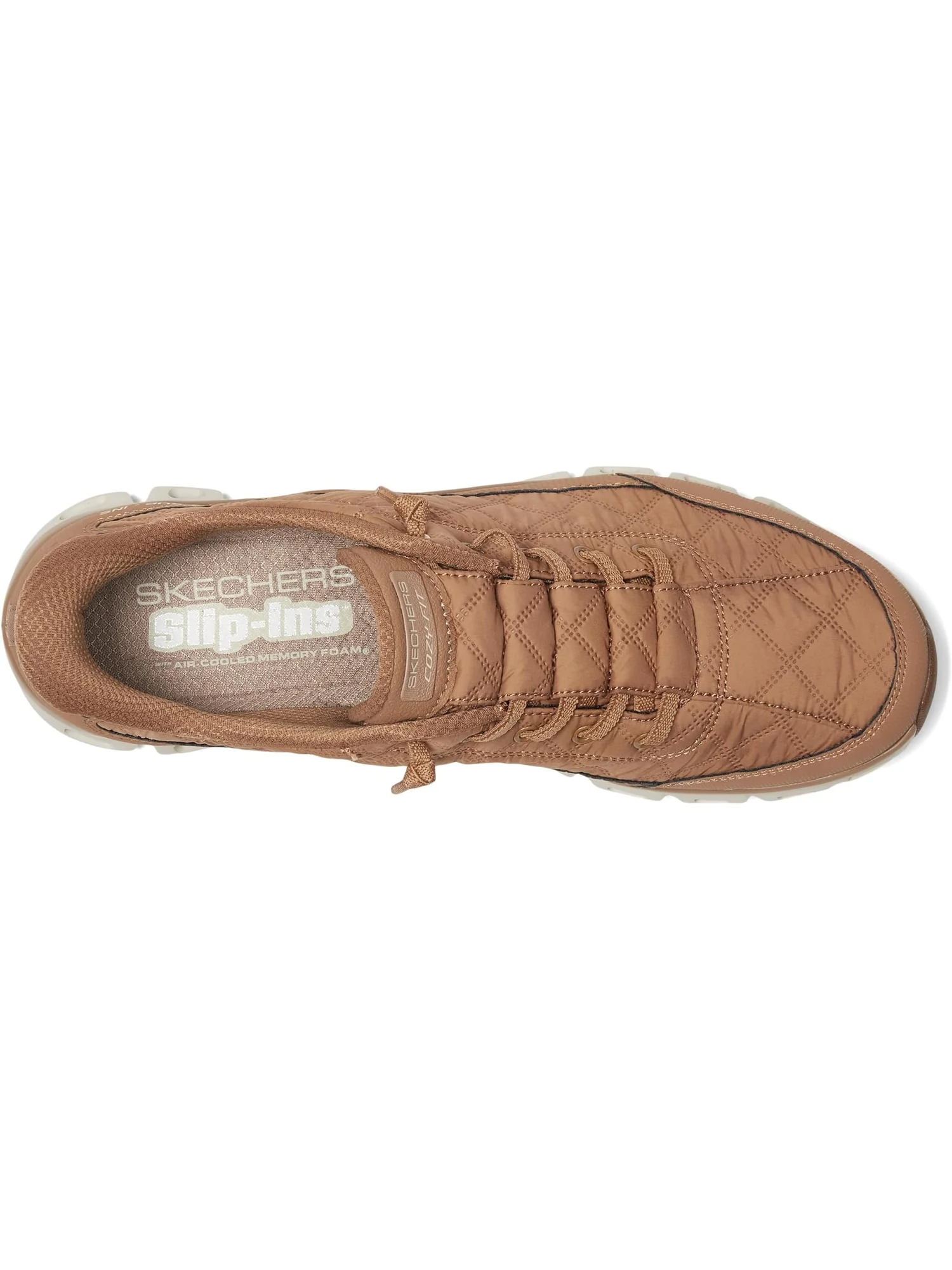 Кроссовки SKECHERS Women's Glide-step - At Ease Cozy Fit Hands Free Slip-Ins — 2
