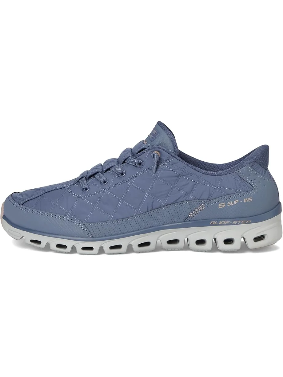 Женские кроссовки SKECHERS Glide-Step - At Ease Cozy Fit Hands Free Slip-Ins — 4