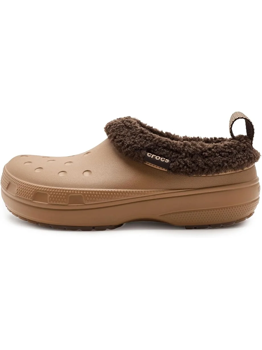 Унисекс клоги Crocs Classic Lined Shorty, зимние ботинки с искусственным мехом — 4