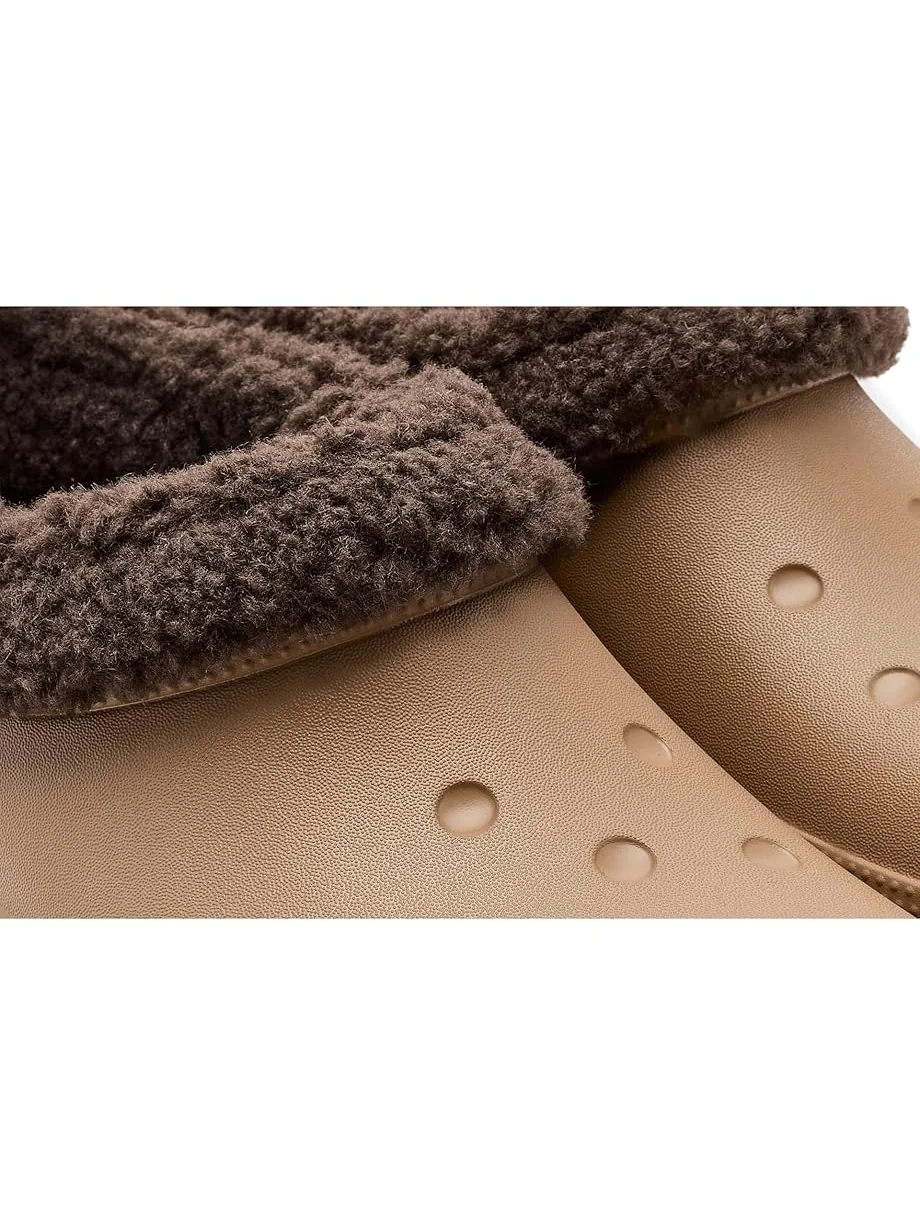 Унисекс клоги Crocs Classic Lined Shorty, зимние ботинки с искусственным мехом — 6