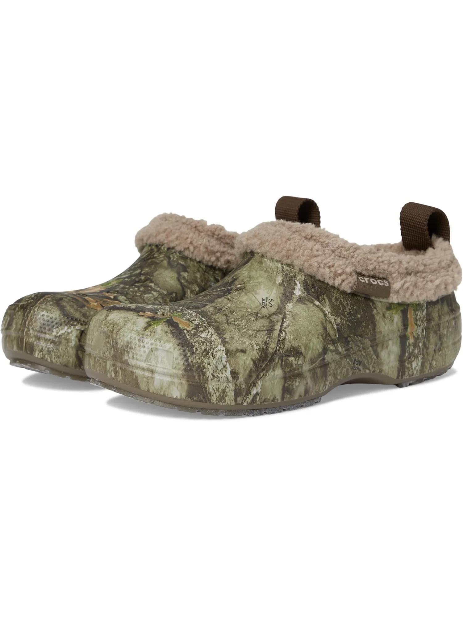 Сабо Crocs Unisex Classic Lined Shorty, Faux Fur Winter Boots, Realtree Apx — 1