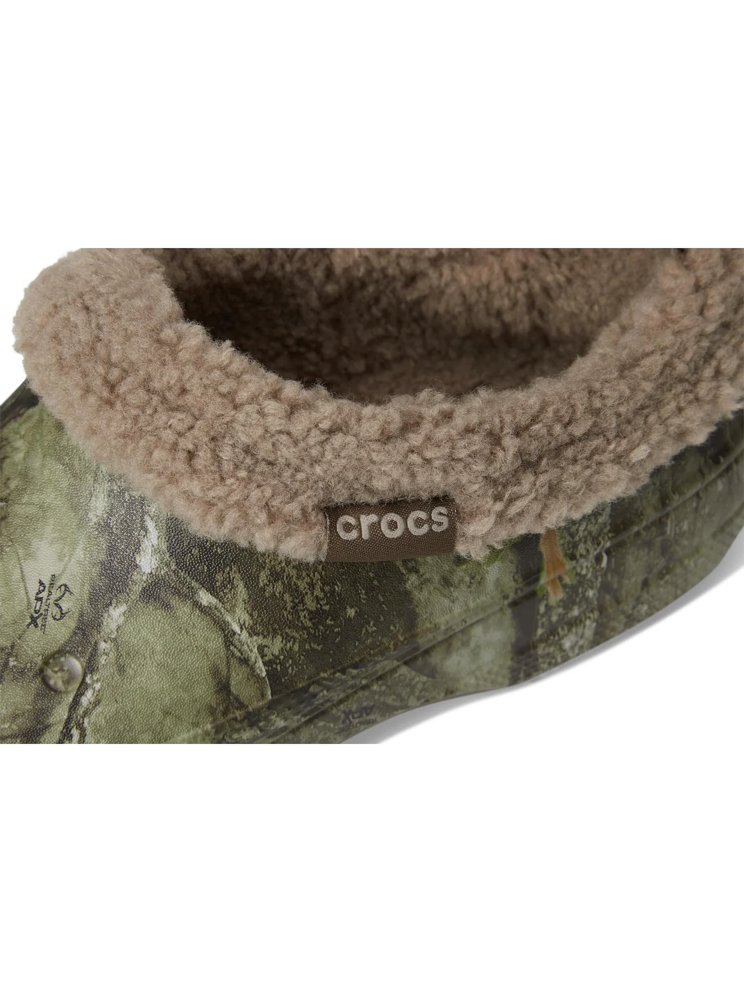 Сабо Crocs Unisex Classic Lined Shorty, Faux Fur Winter Boots, Realtree Apx — 6