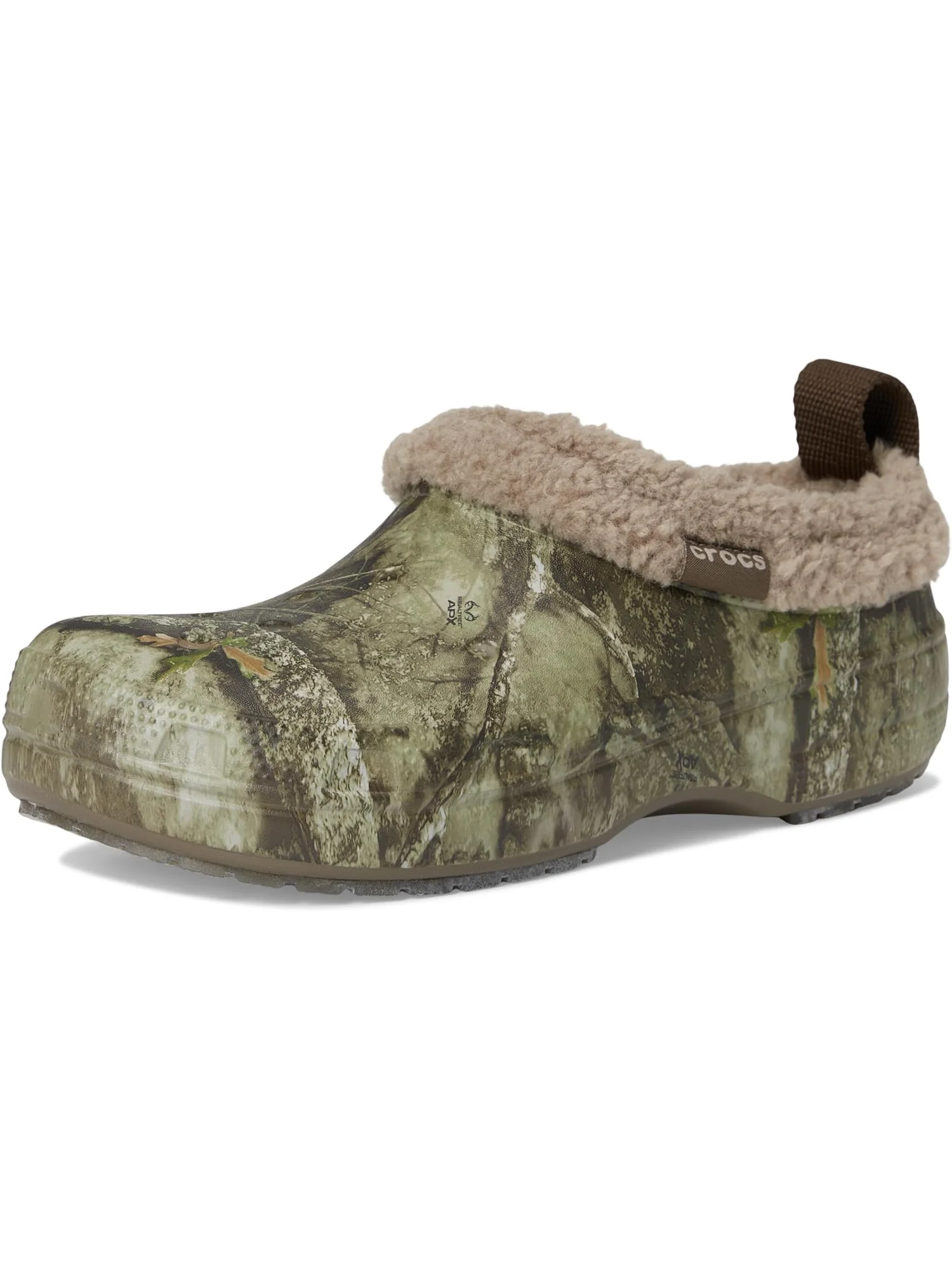Сабо Crocs Unisex Classic Lined Shorty, Faux Fur Winter Boots, Realtree Apx — 7