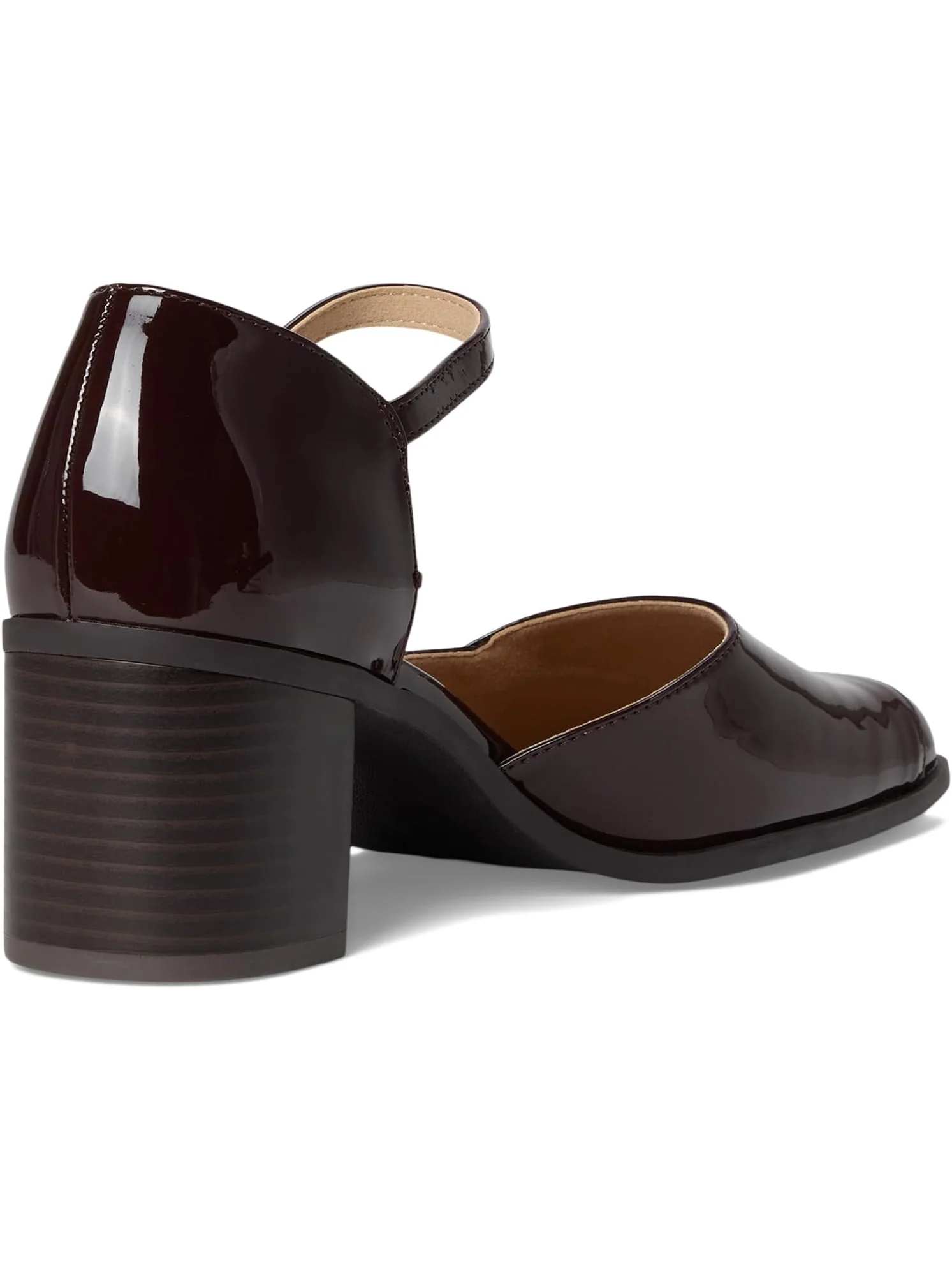 Туфли Journee Collection Women's Evangeline, Patent/Chocolate — 5