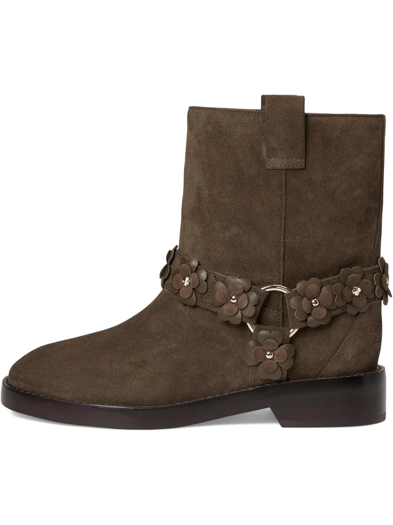 Ботинки Kate Spade New York Women's Spade Flower Garden Suede Moto Boots — 4