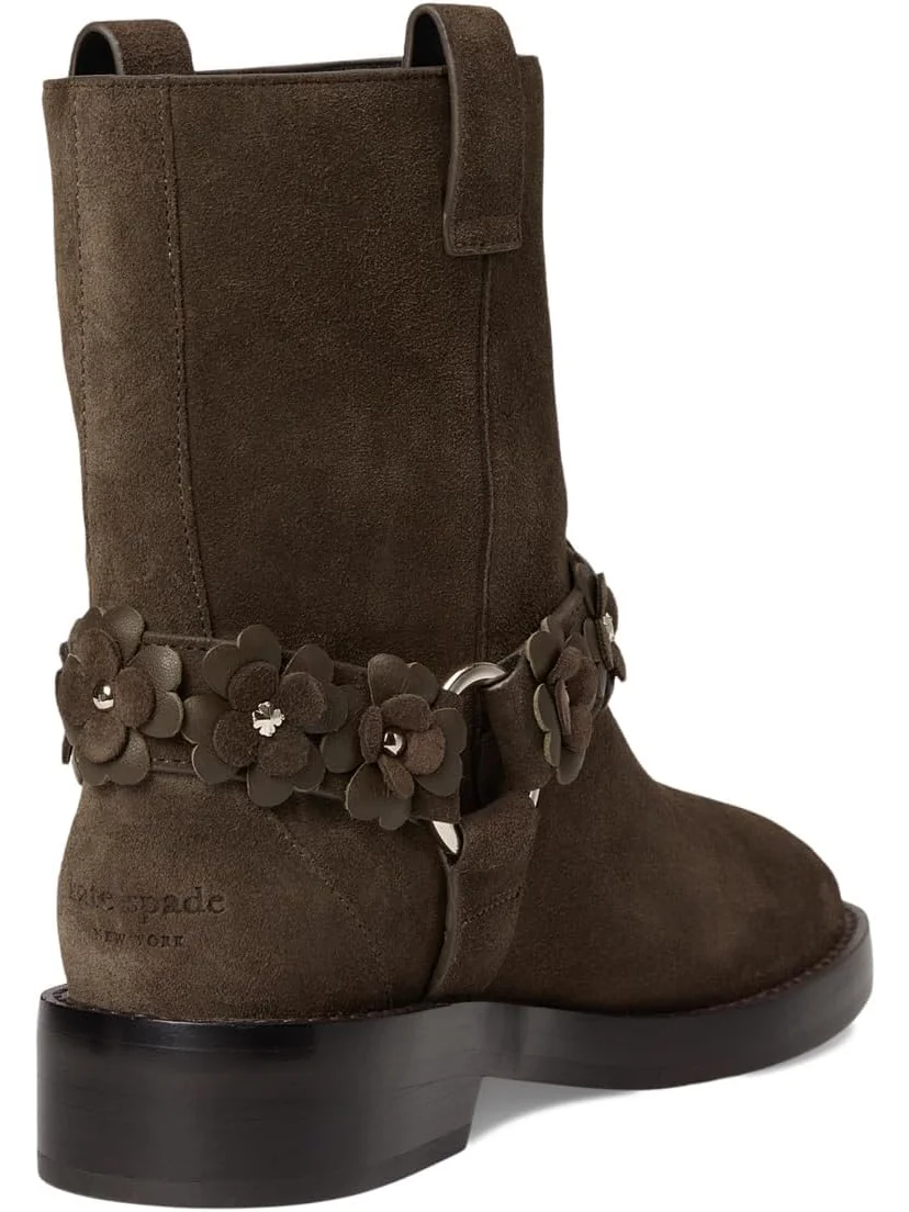 Ботинки Kate Spade New York Women's Spade Flower Garden Suede Moto Boots — 5