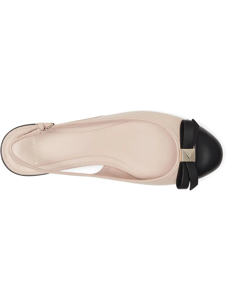 Женские туфли-лодочки Kate Spade New York Deco Bow Smooth Leather Slingback — 2