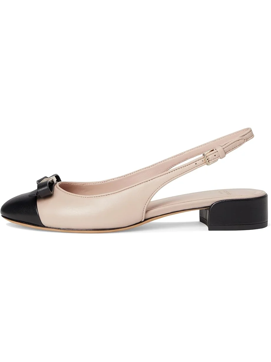 Женские туфли-лодочки Kate Spade New York Deco Bow Smooth Leather Slingback — 4