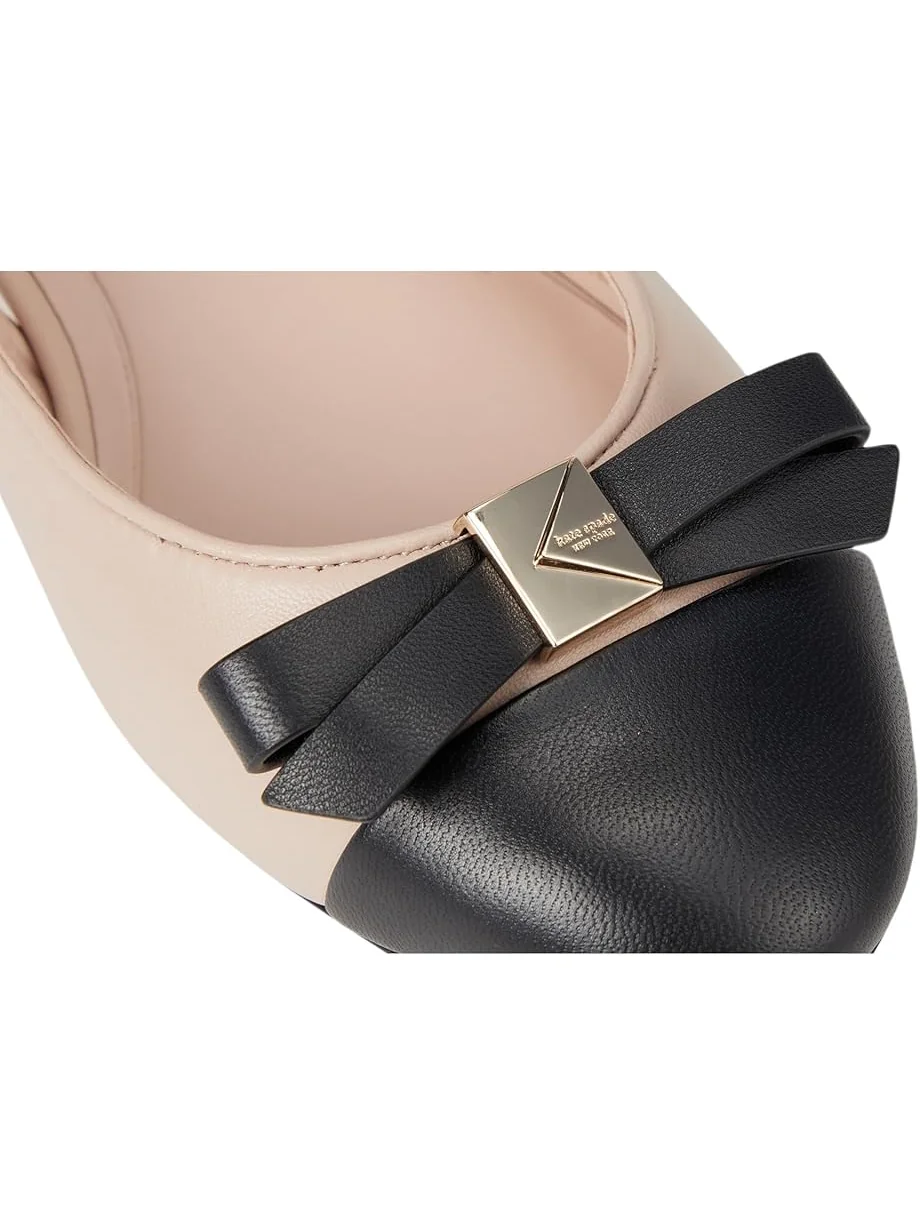 Женские туфли-лодочки Kate Spade New York Deco Bow Smooth Leather Slingback — 6