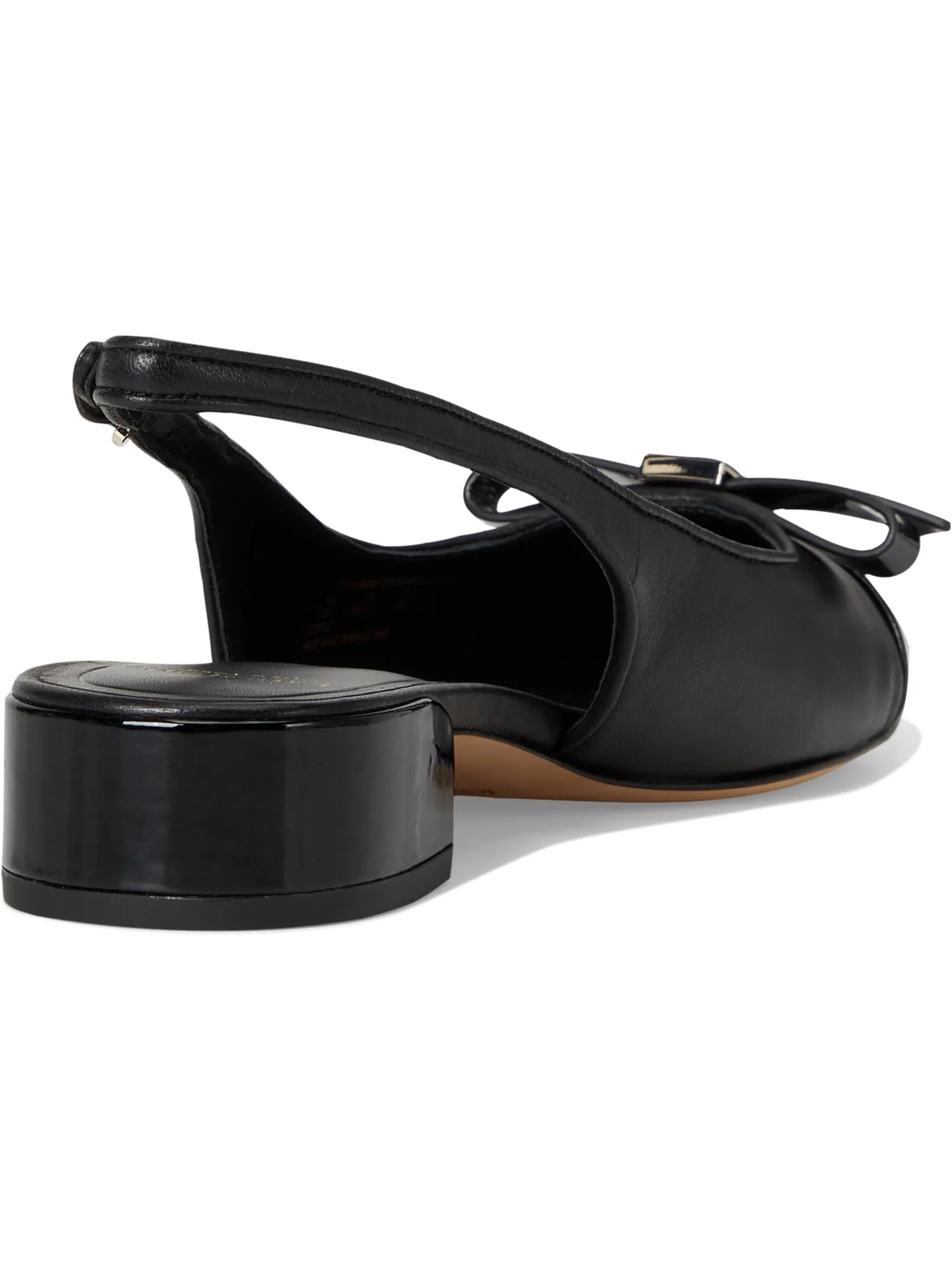 Туфли Kate Spade New York Women's Deco Bow Smooth Leather Slingback Pumps — 5